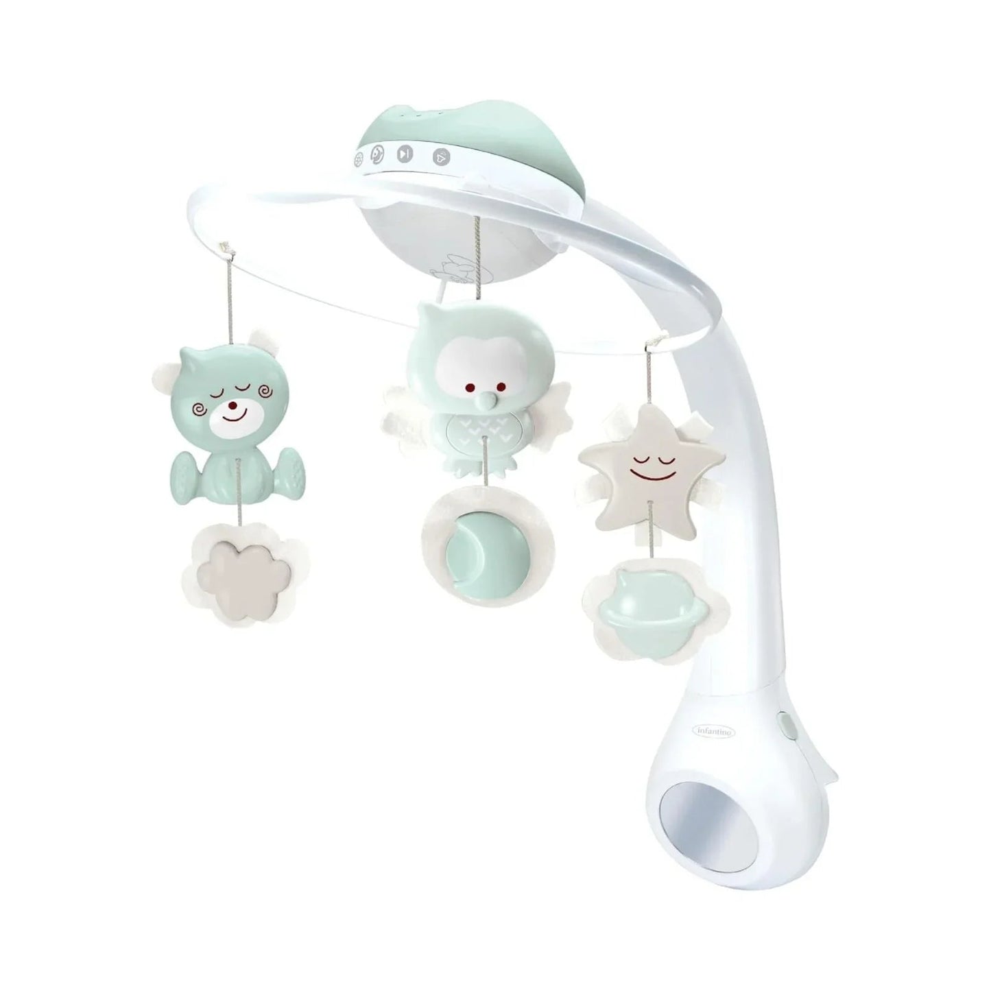 Infantino 3 - in - 1 Musical & Convertible Mobile Projector - mezetto ebebek ebebek