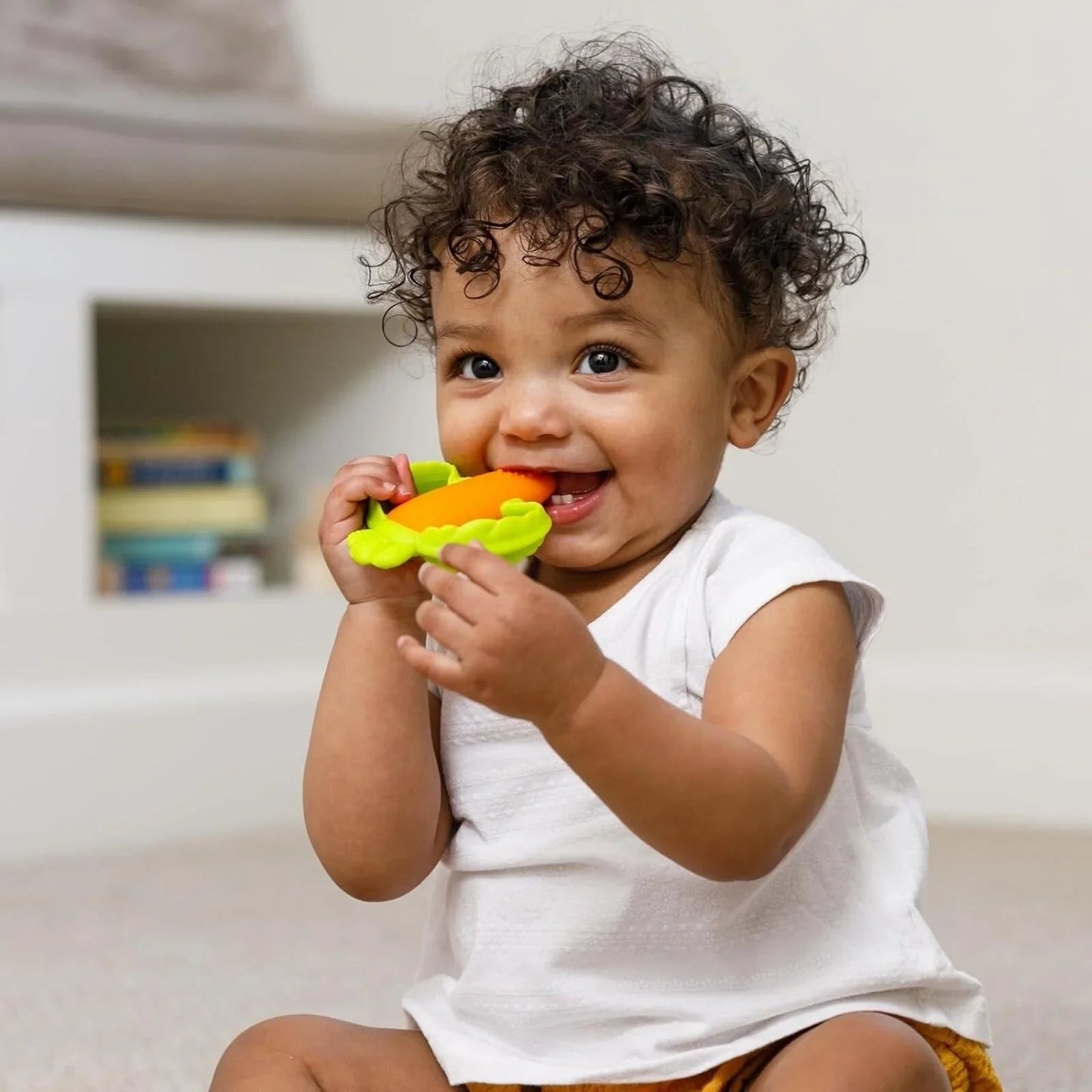 Infantino Lil' Nibbles Teether - Carrot - mezetto ebebek ebebek