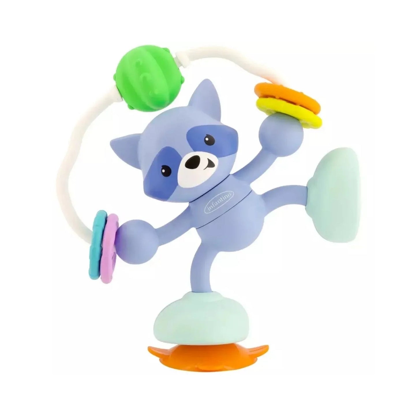 Infantino Stick & Spin High Chair Pal - Racoon - mezetto ebebek ebebek