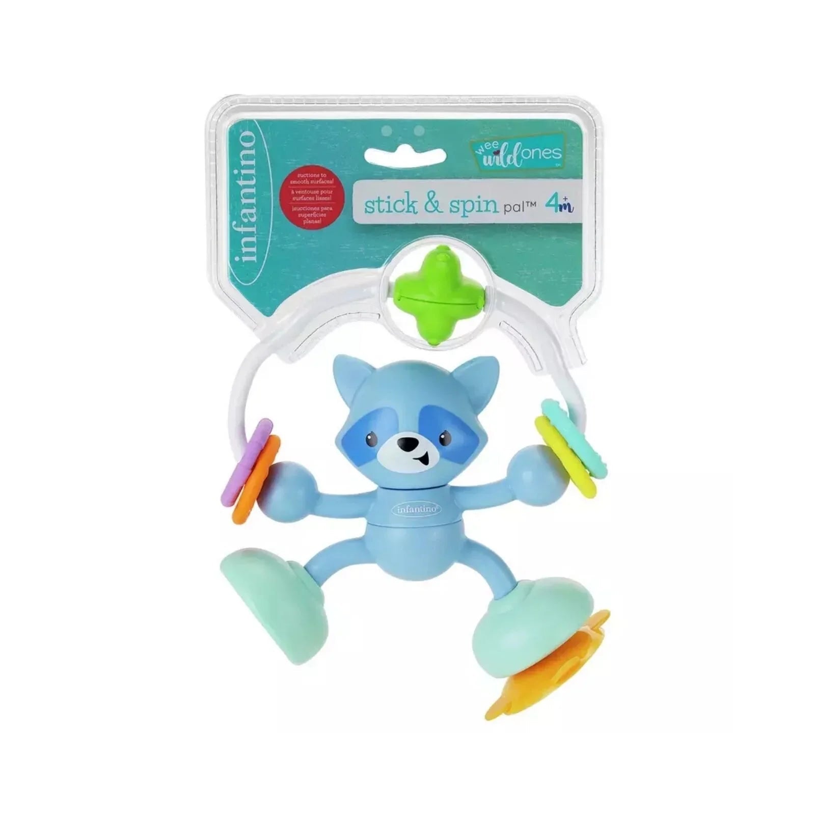 Infantino Stick & Spin High Chair Pal - Racoon - mezetto ebebek ebebek