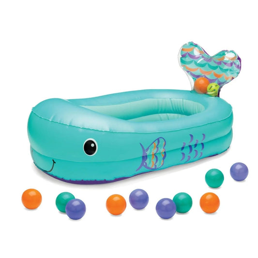 Infantino Whale Bubble Inflatable Bath Tub - mezetto ebebek ebebek