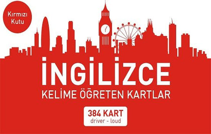 İngilizce Kelime Öğreten Kartlar (Kırmızı Kutu) - Mavi Kelebek Yayınları Kitap