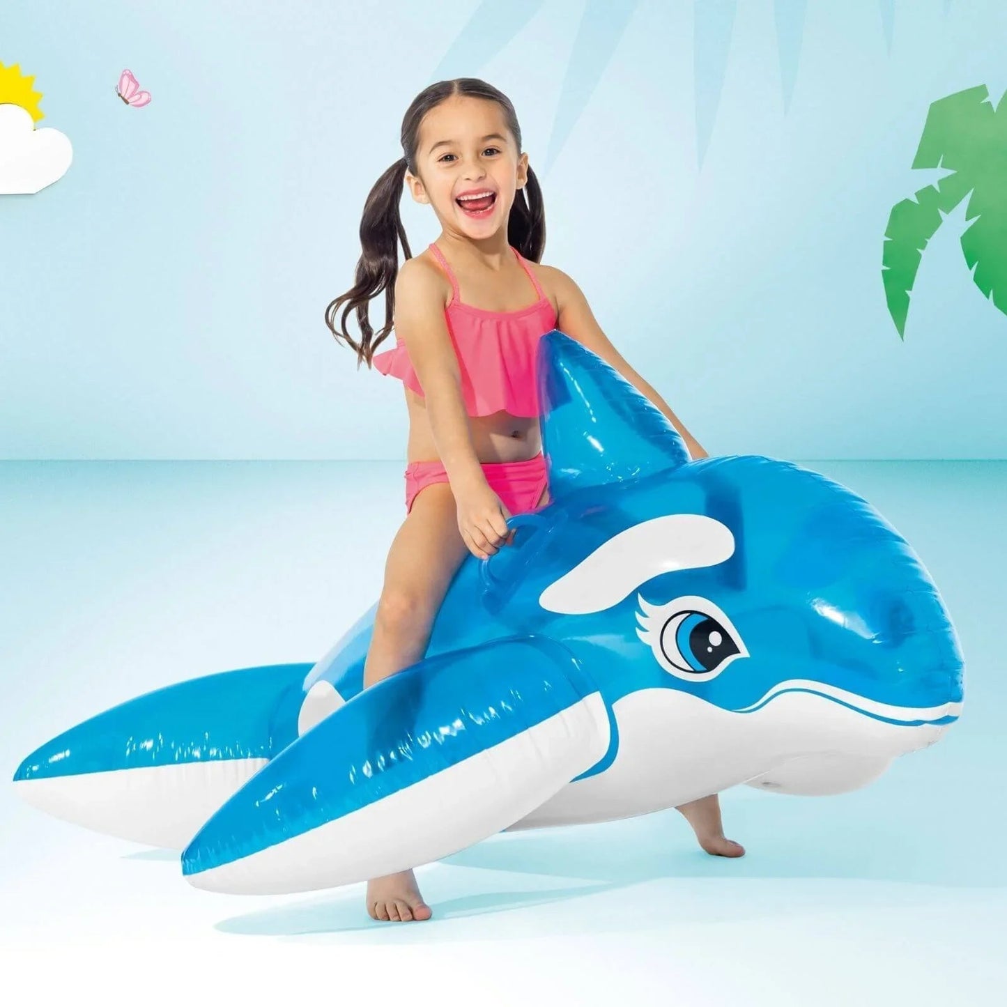 INTEX 60" Little Whale Ride - On - mezetto ebebek ebebek