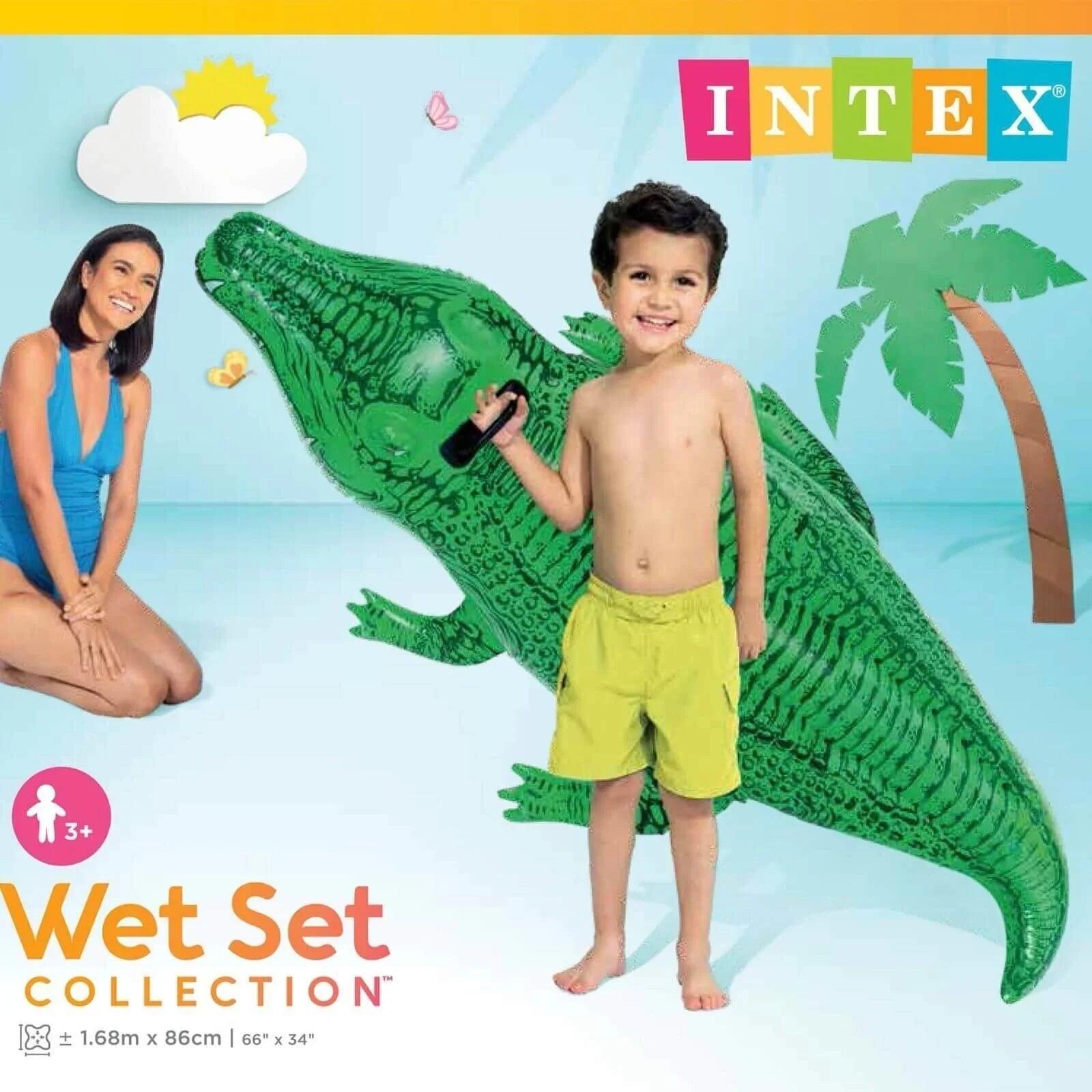 INTEX 66" L'il Gator Ride - On - mezetto ebebek ebebek