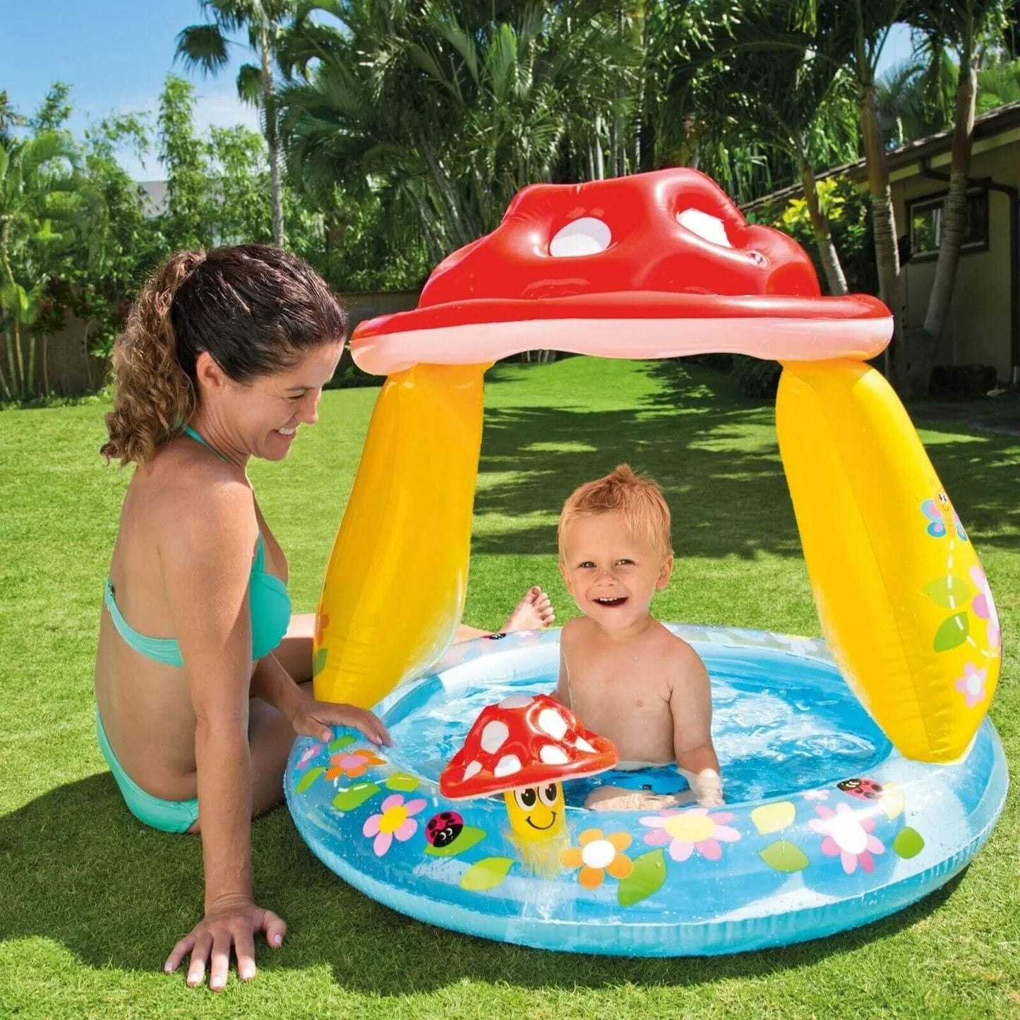 INTEX Mushroom Baby Pool - mezetto ebebek ebebek