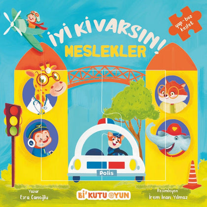 İyi Ki Varsın! Meslekler (Yapbozlu Kitap) - Bi Kutu Oyun Kitap