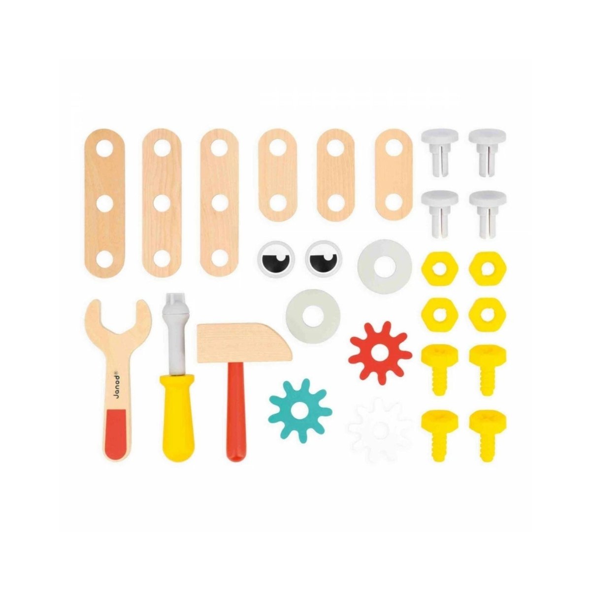 Janod Brico Kids Robot Tool Box - mezetto ebebek ebebek