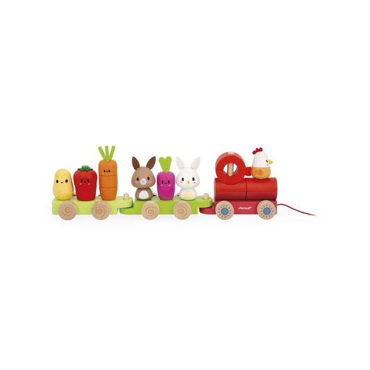 Janod Farm Train - mezetto ebebek ebebek