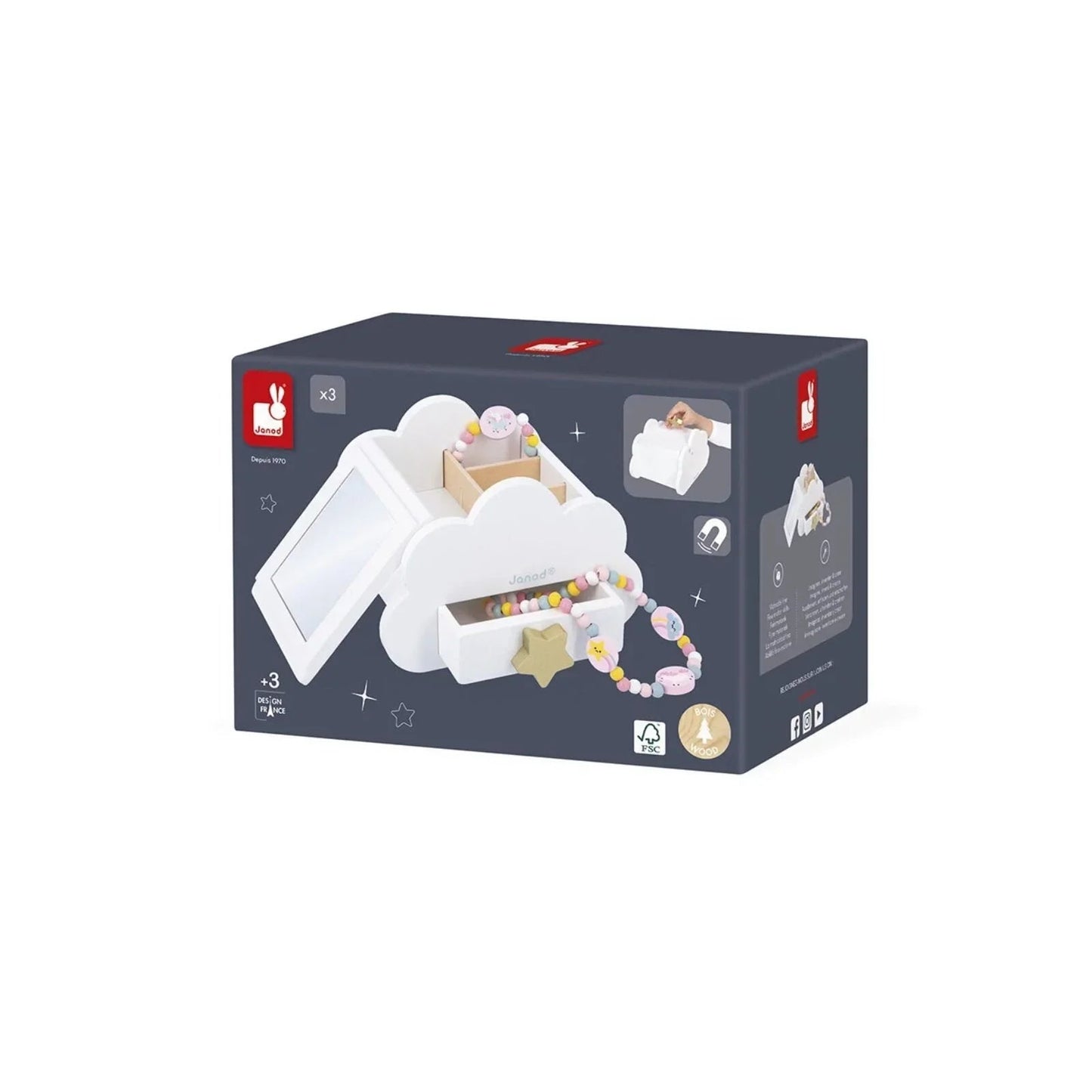 Janod Jewellery Box - Unicorn - mezetto ebebek ebebek