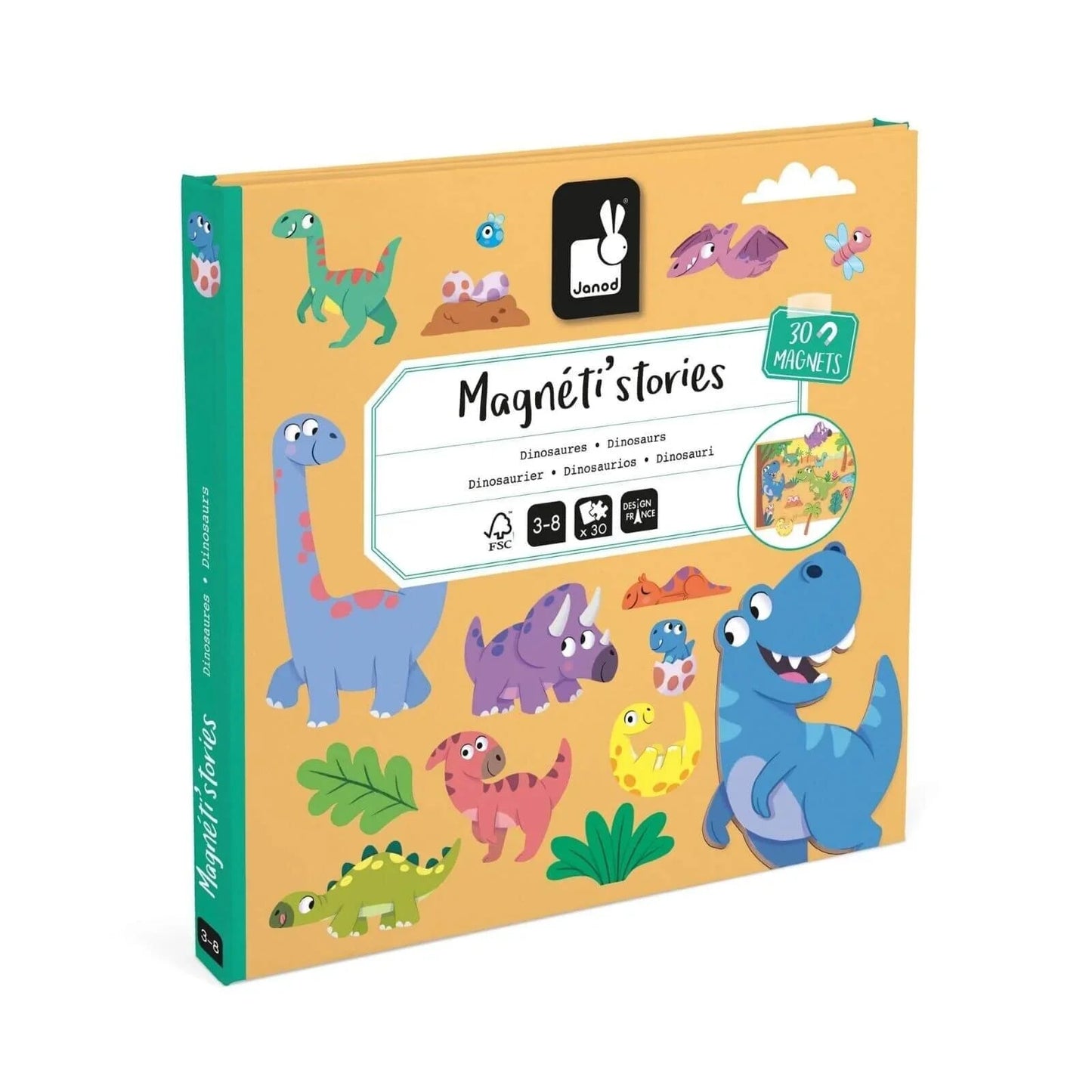 Janod Magneti'stories Dinosaurs - mezetto ebebek ebebek