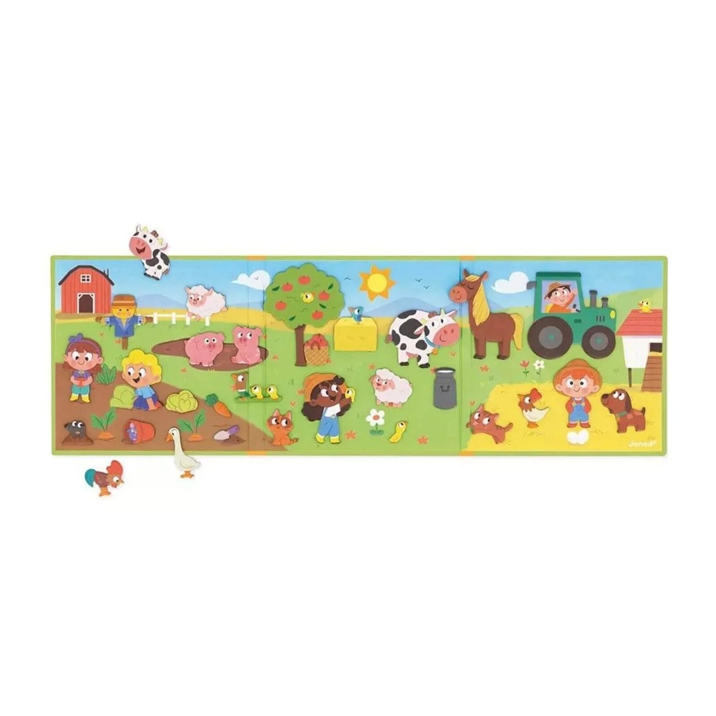 Janod Magnetistories the Farm - mezetto ebebek ebebek