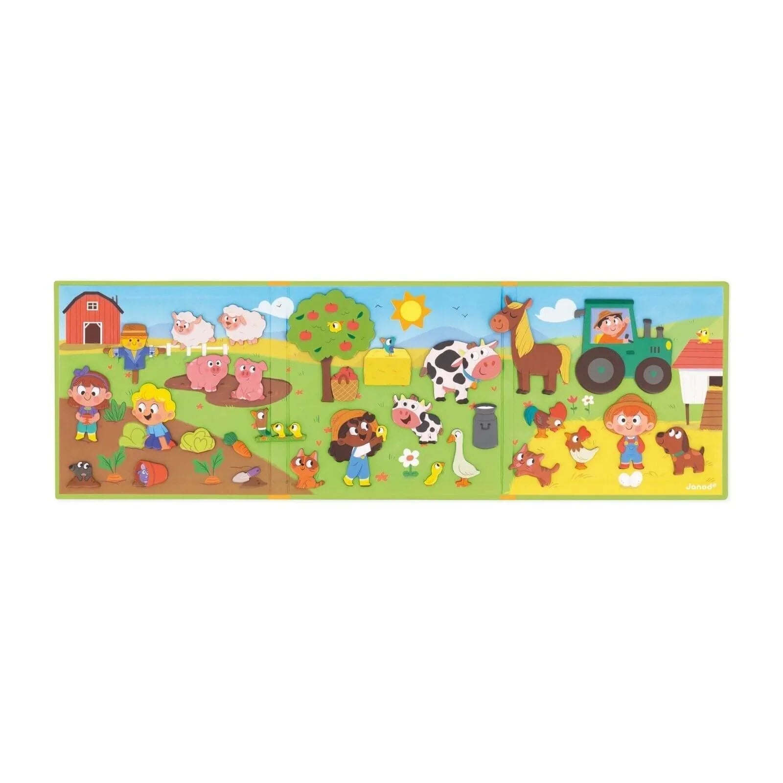 Janod Magnetistories the Farm - mezetto ebebek ebebek
