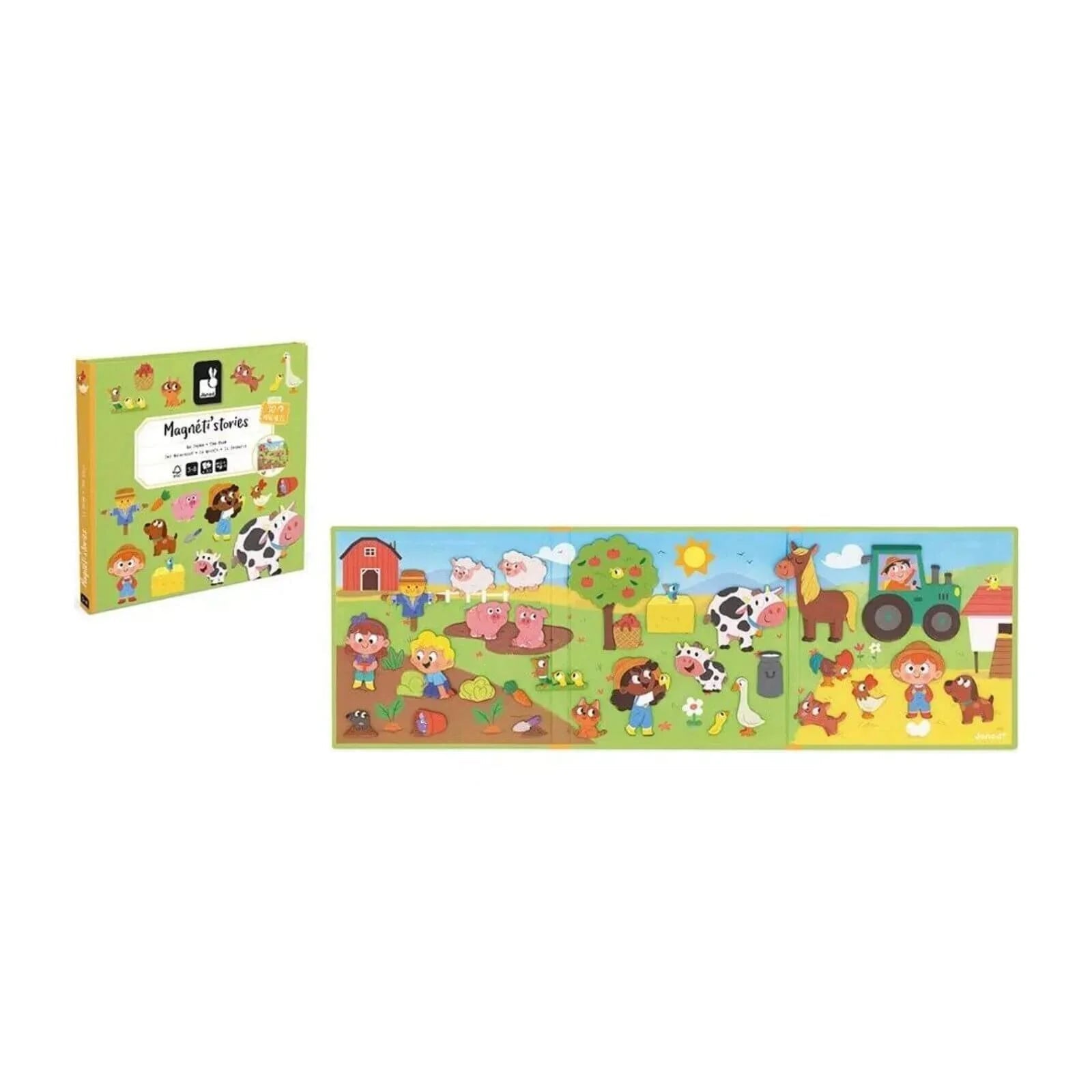 Janod Magnetistories the Farm - mezetto ebebek ebebek