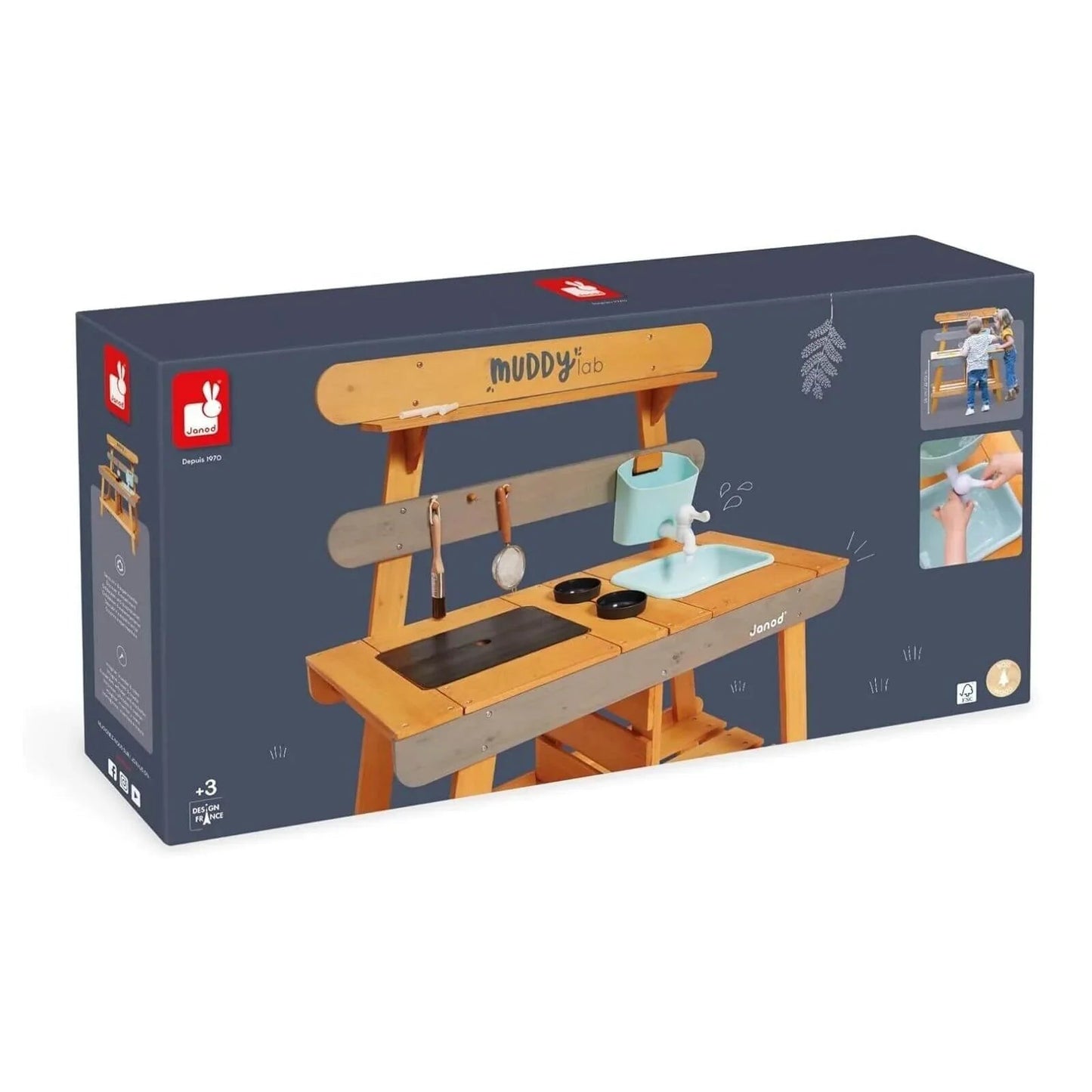 Janod Muddy Lab Outdoor Kitchen - mezetto ebebek ebebek