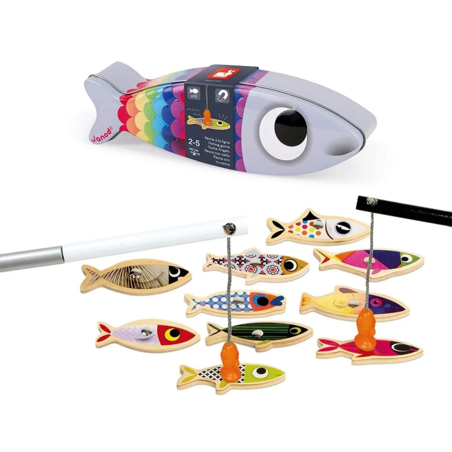 Janod Sardine Fishing Game - mezetto ebebek ebebek