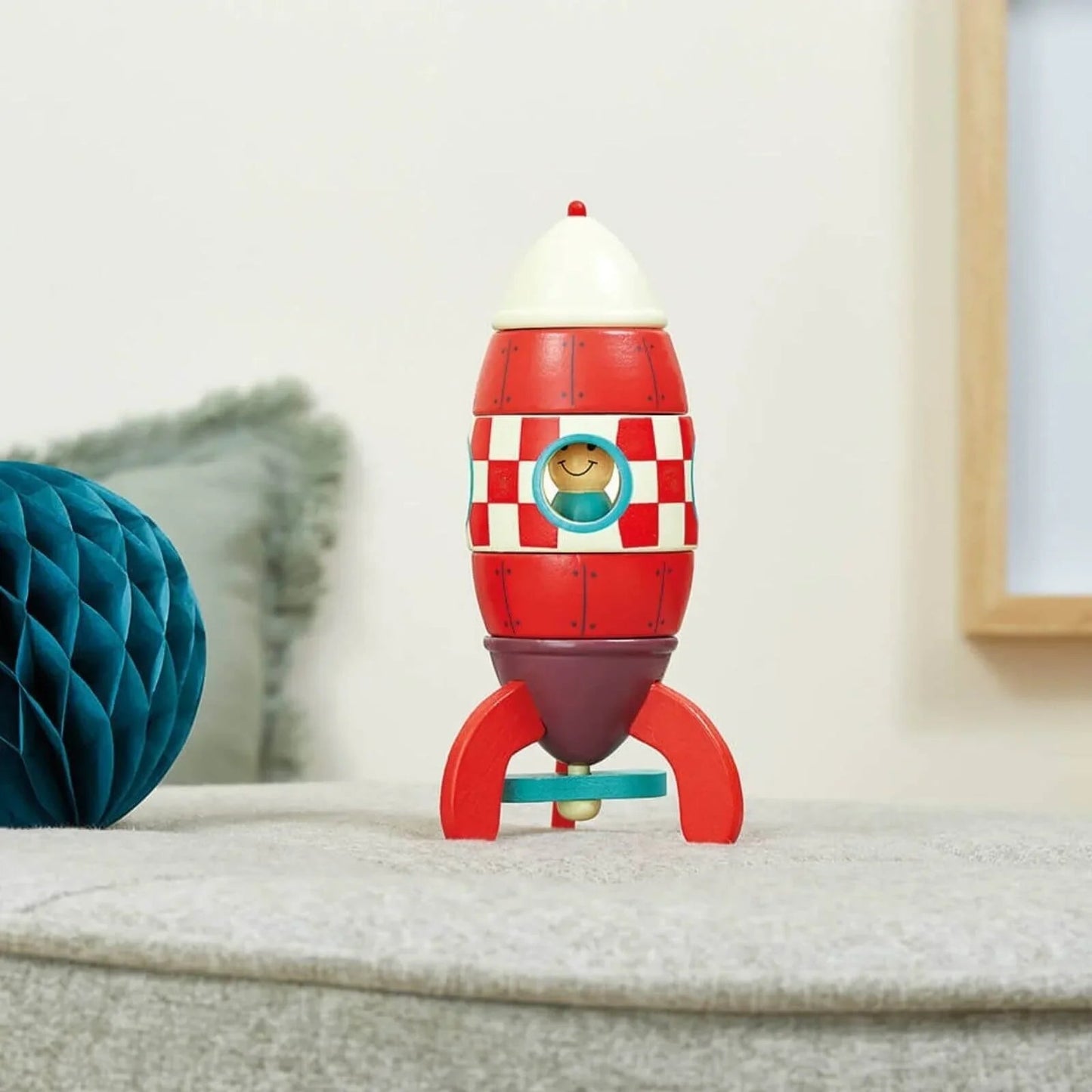Janod Small Magnetic Rocket - mezetto ebebek ebebek