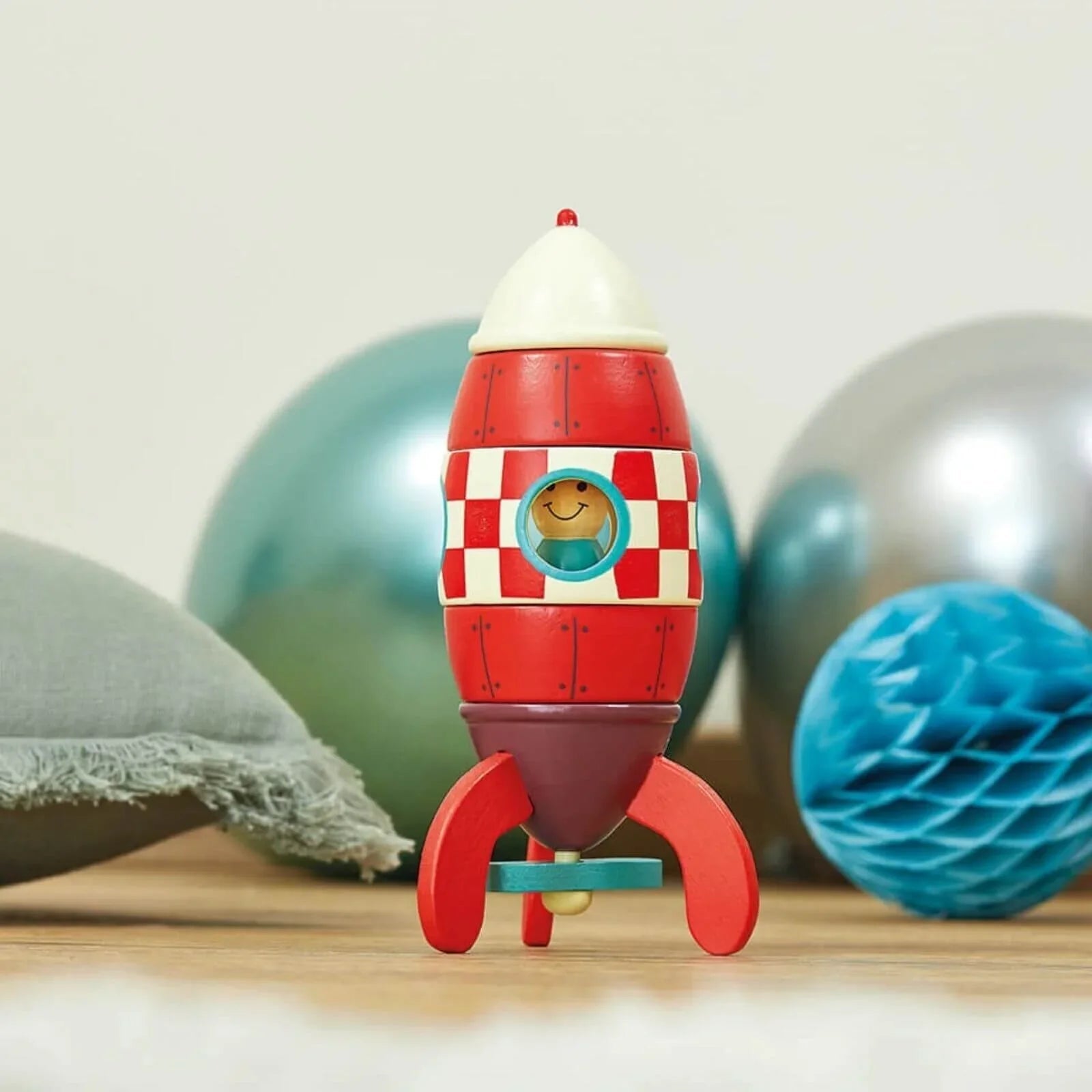 Janod Small Magnetic Rocket - mezetto ebebek ebebek