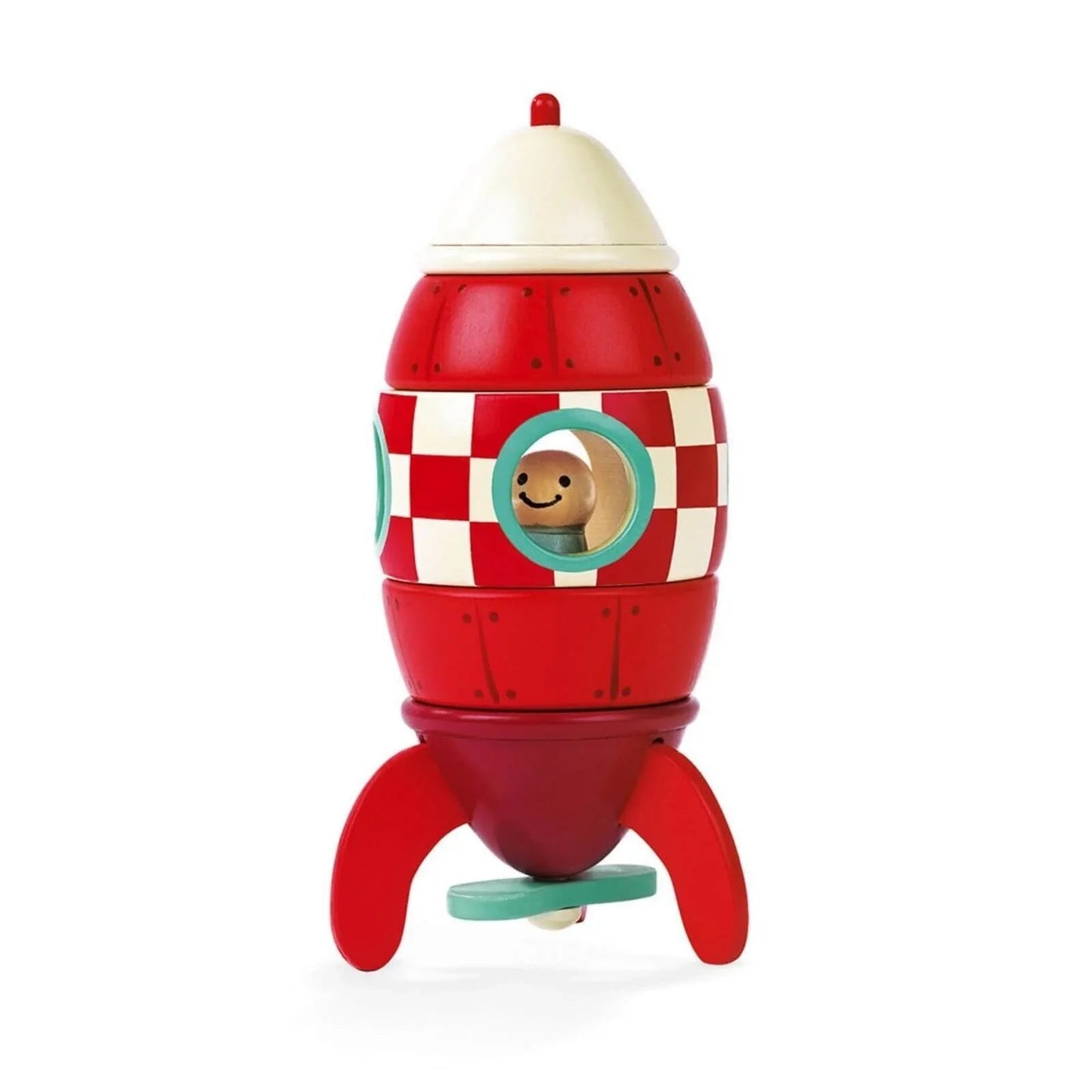 Janod Small Magnetic Rocket - mezetto ebebek ebebek