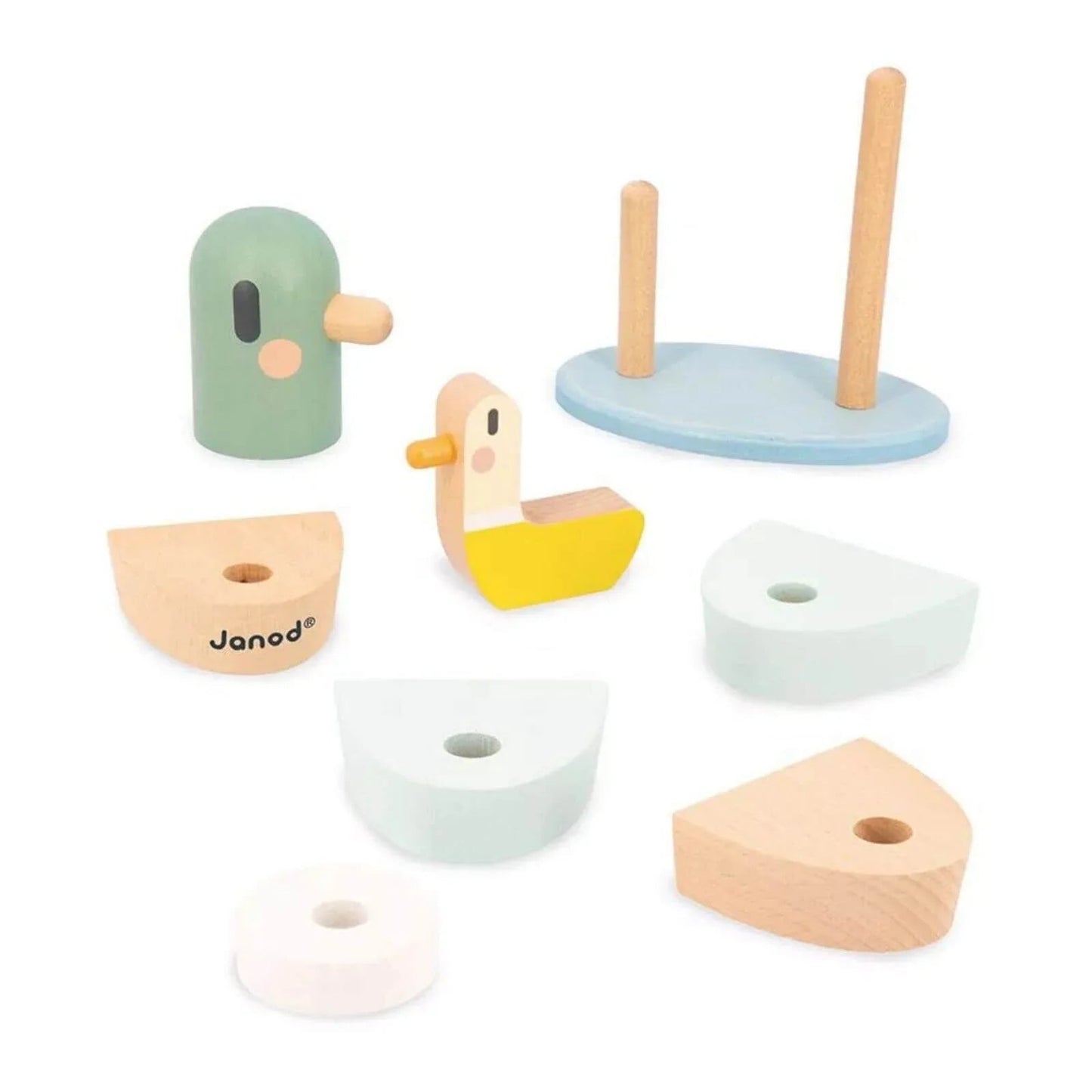 Janod Stackable Ducks Sweet Cocoon - mezetto ebebek ebebek