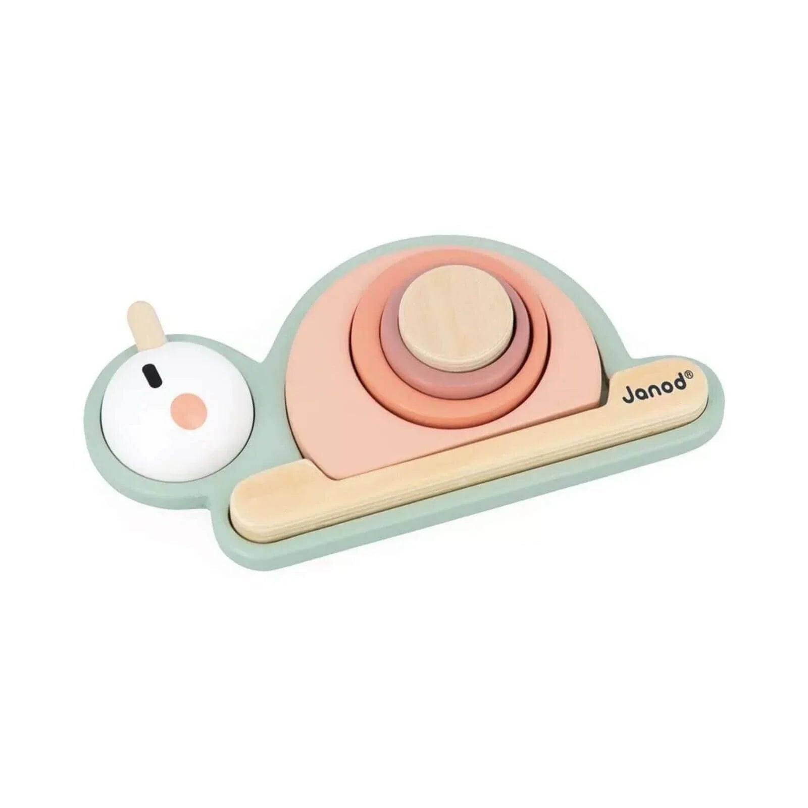 Janod Stackable Sensory Snail Sweet Cocoon - mezetto ebebek ebebek