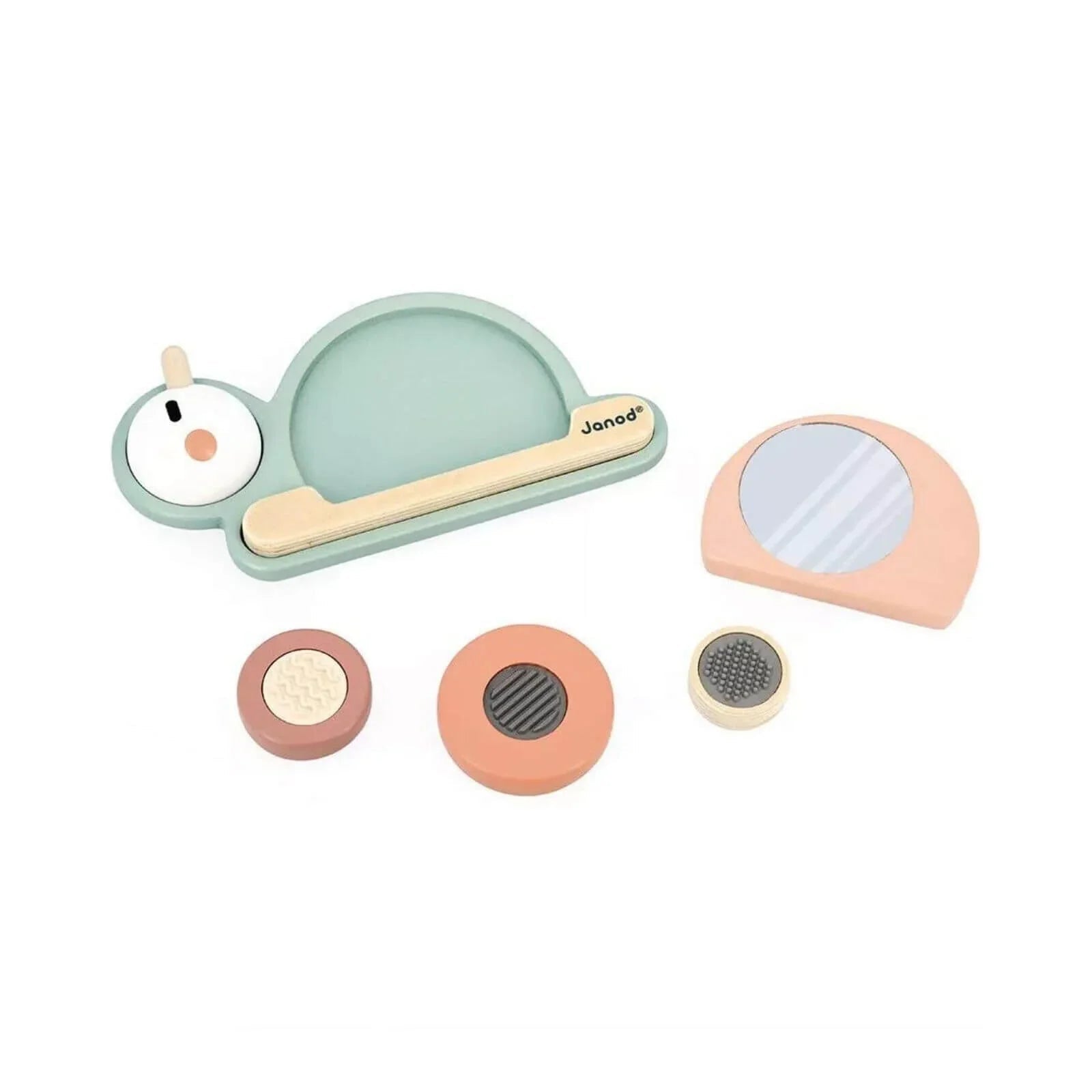 Janod Stackable Sensory Snail Sweet Cocoon - mezetto ebebek ebebek
