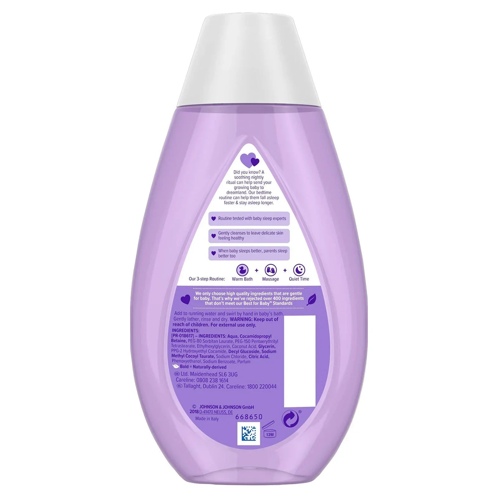 Johnson's Baby Bedtime Bath 300ml - mezetto ebebek ebebek
