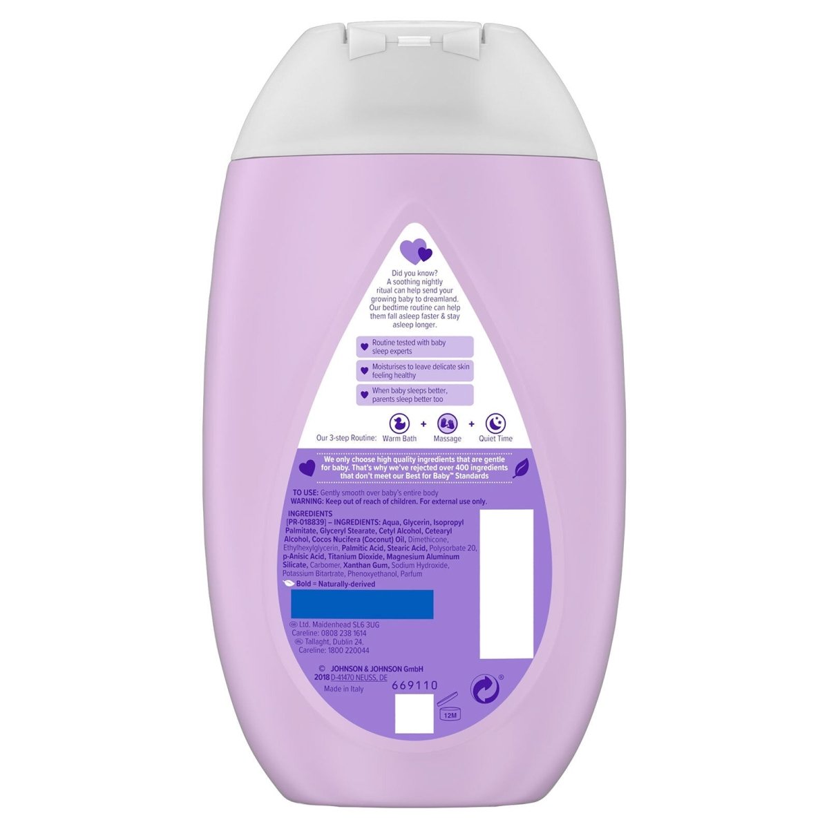 Johnson's Baby Bedtime Lotion 300ml - mezetto ebebek ebebek