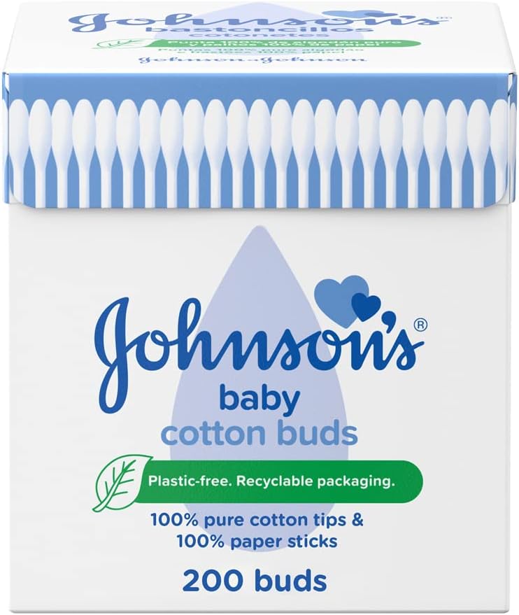 Johnson's Baby Cotton Buds 200 Pcs - mezetto ebebek ebebek