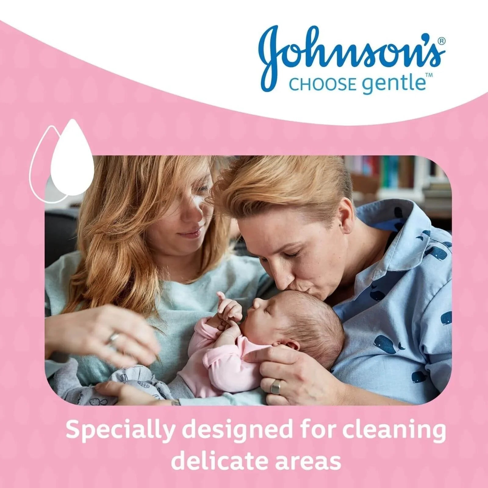 Johnson's Baby Cotton Pads 50 pads - mezetto ebebek ebebek