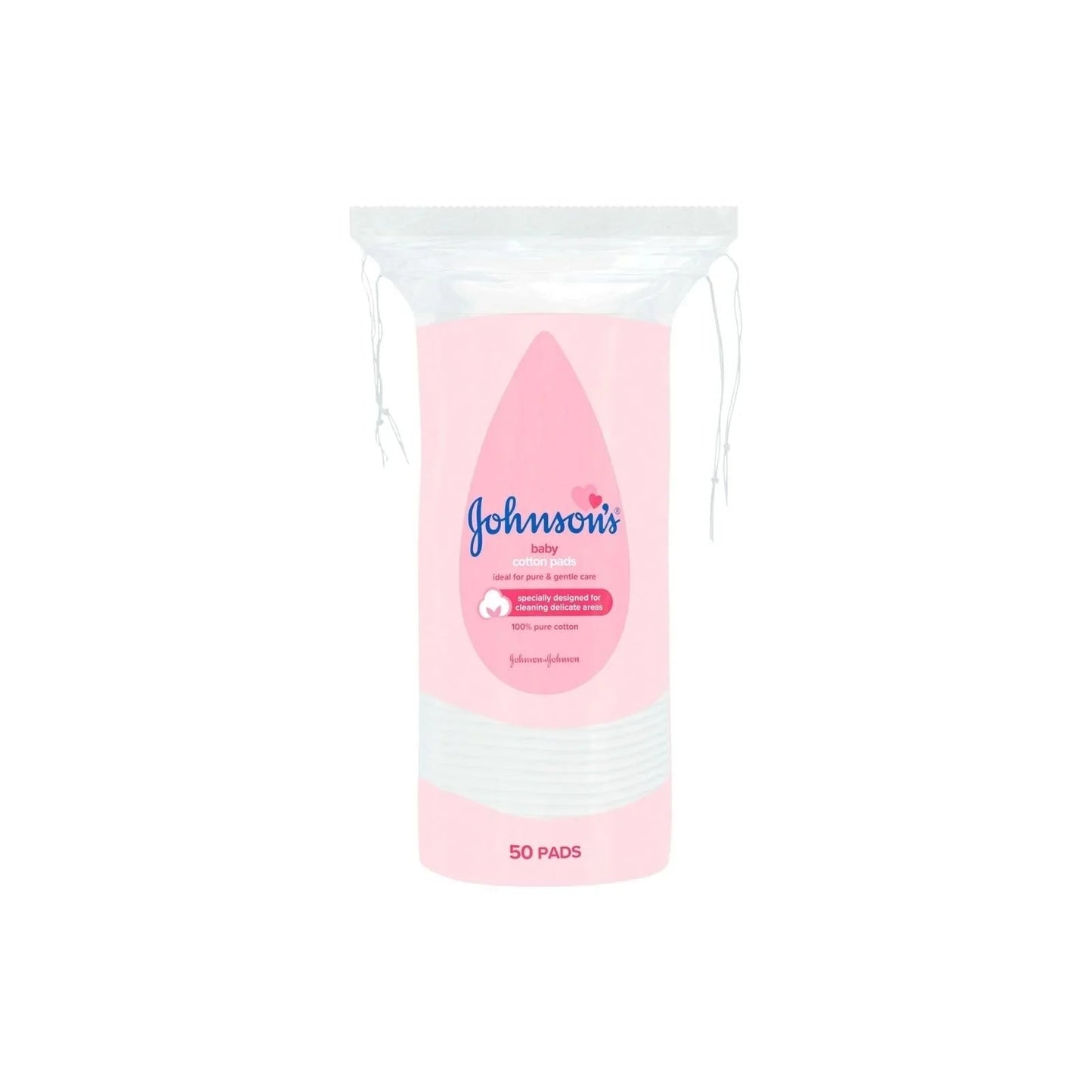 Johnson's Baby Cotton Pads 50 pads - mezetto ebebek ebebek