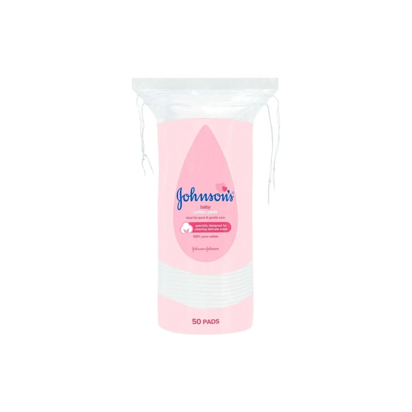 Johnson's Baby Cotton Pads 50 pads - mezetto ebebek ebebek