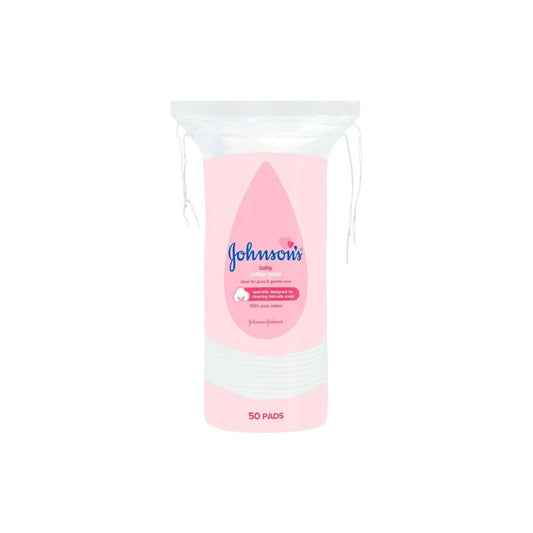 Johnson's Baby Cotton Pads 50 pads - mezetto ebebek ebebek