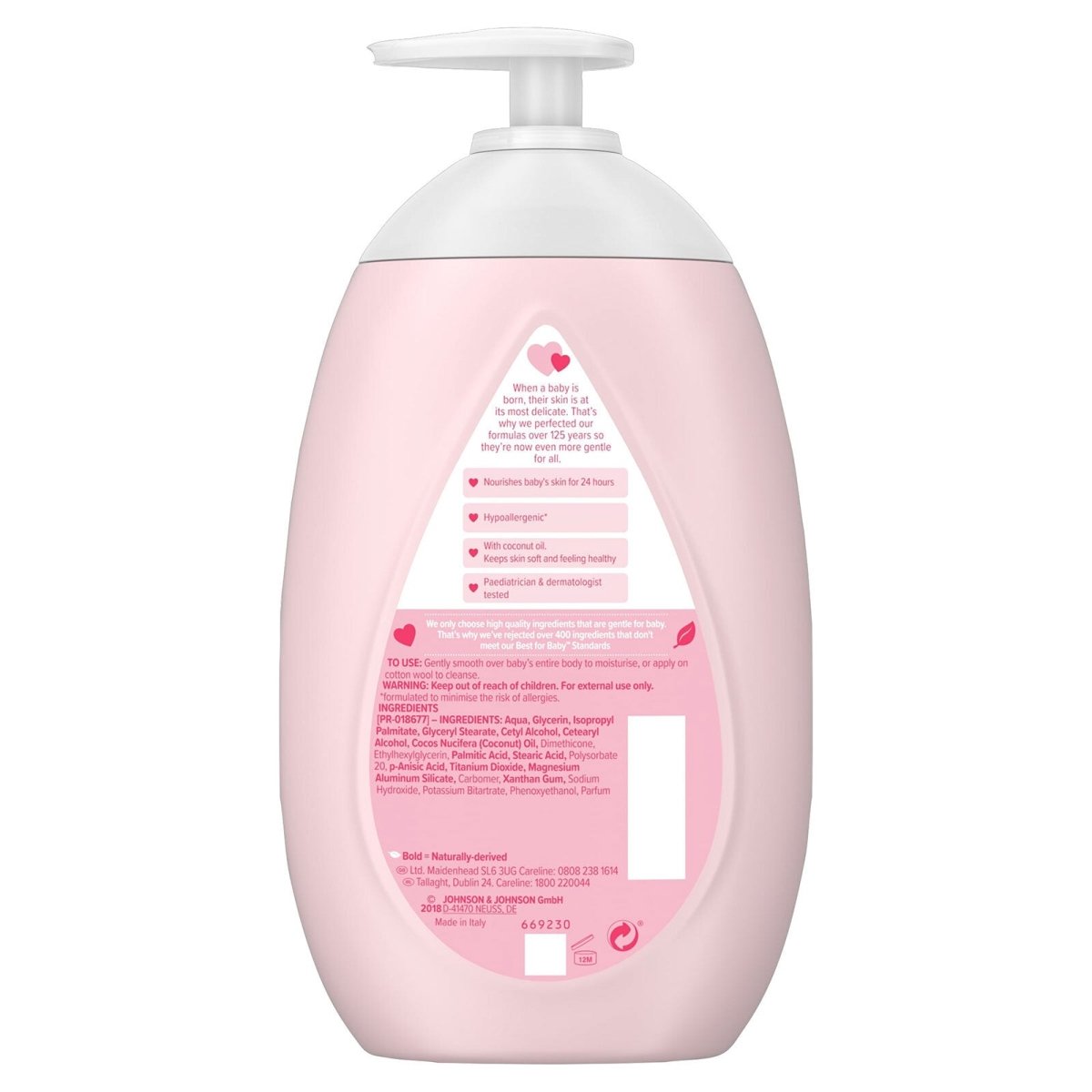 Johnson's Baby Lotion 500ml - mezetto ebebek ebebek