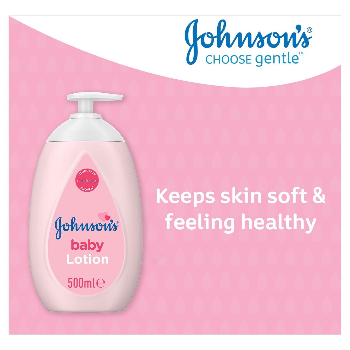 Johnson's Baby Lotion 500ml - mezetto ebebek ebebek