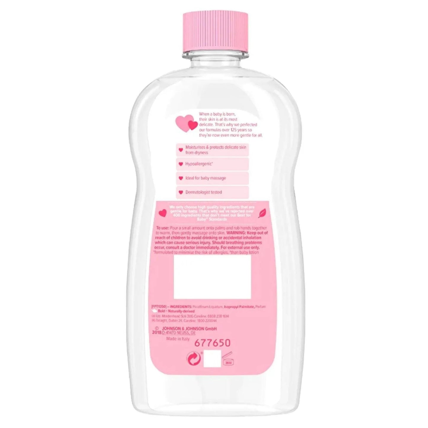 Johnson's Baby Oil 100ml - mezetto ebebek ebebek