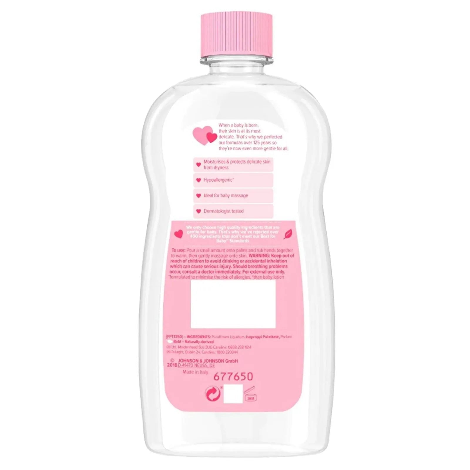 Johnson's Baby Oil 100ml - mezetto ebebek ebebek