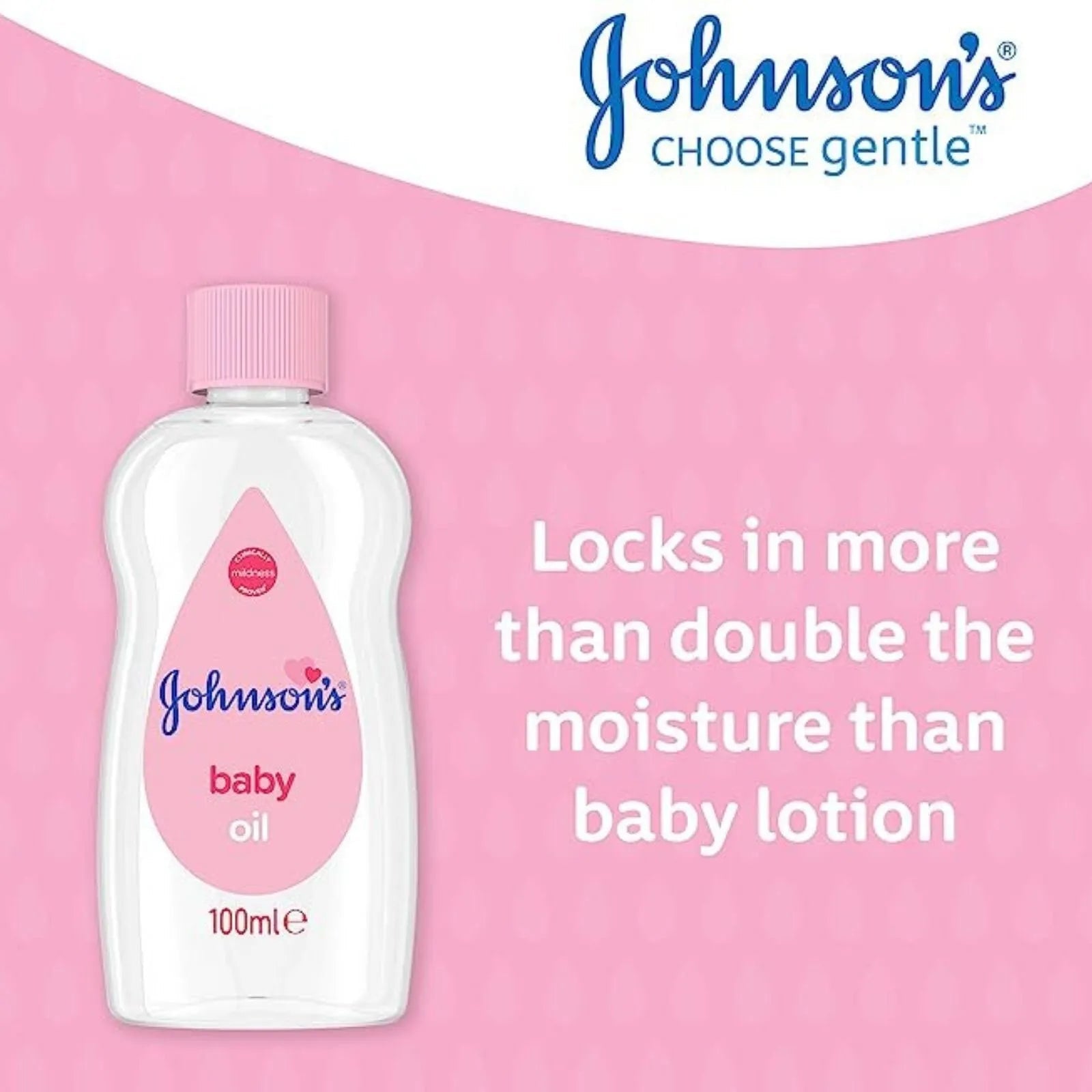 Johnson's Baby Oil 100ml - mezetto ebebek ebebek