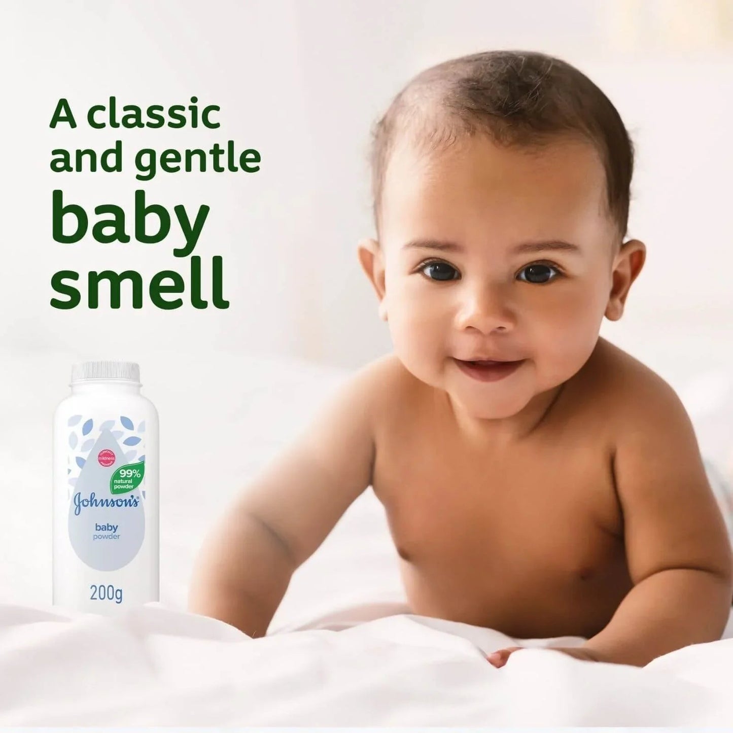 Johnson's Baby Powder Natural 200g - mezetto ebebek ebebek
