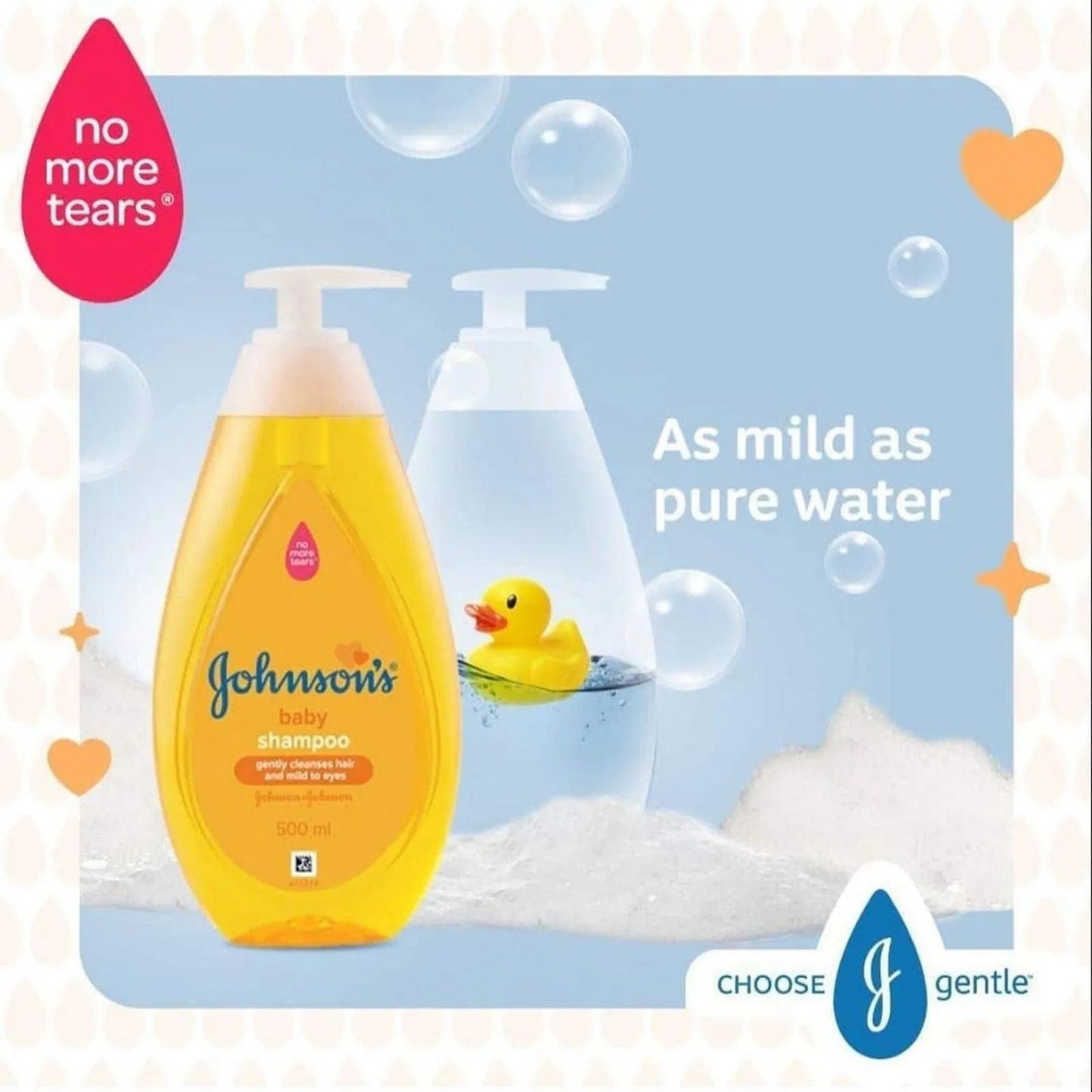 Johnson's Baby Shampoo 500ml - mezetto ebebek ebebek