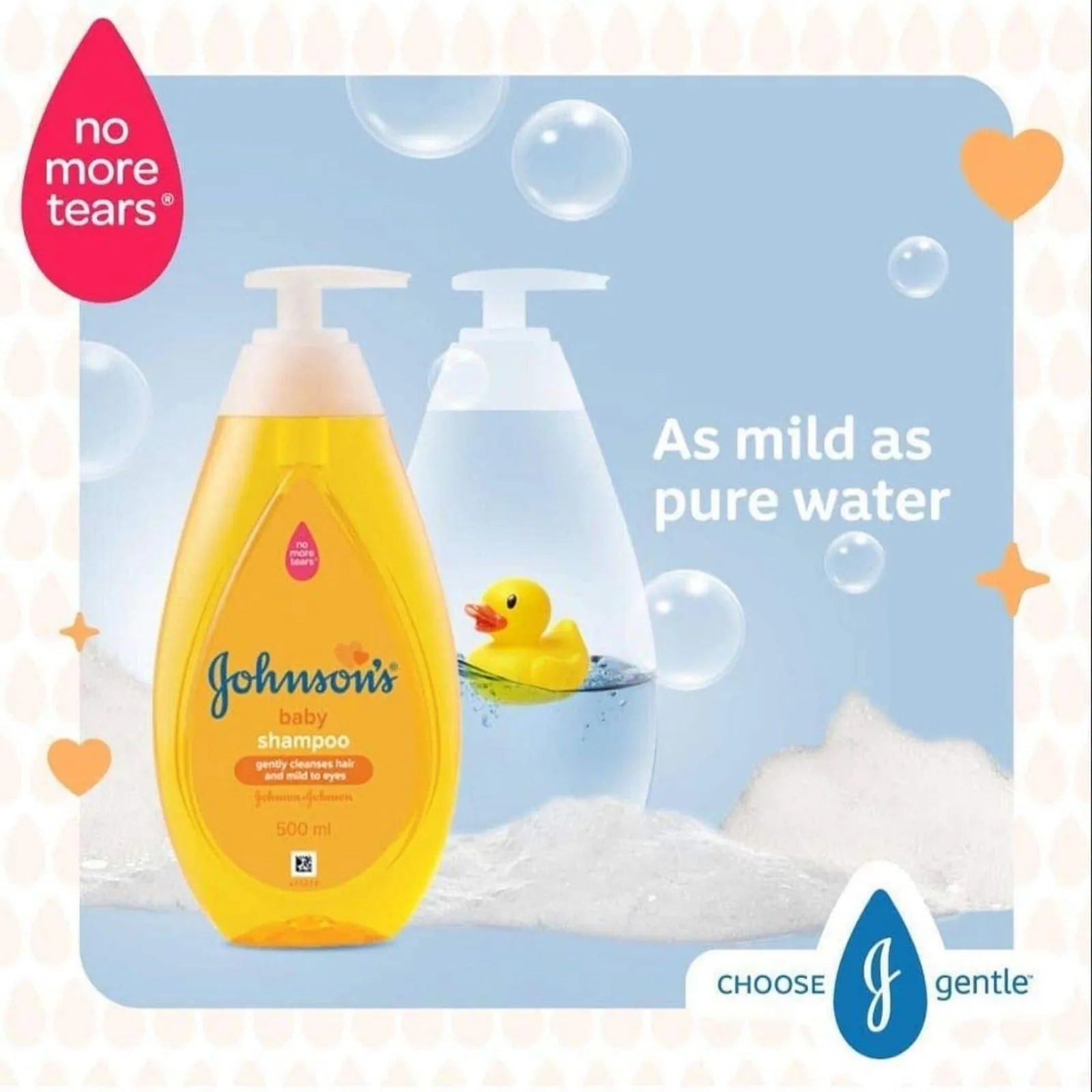 Johnson's Baby Shampoo 500ml - mezetto ebebek ebebek