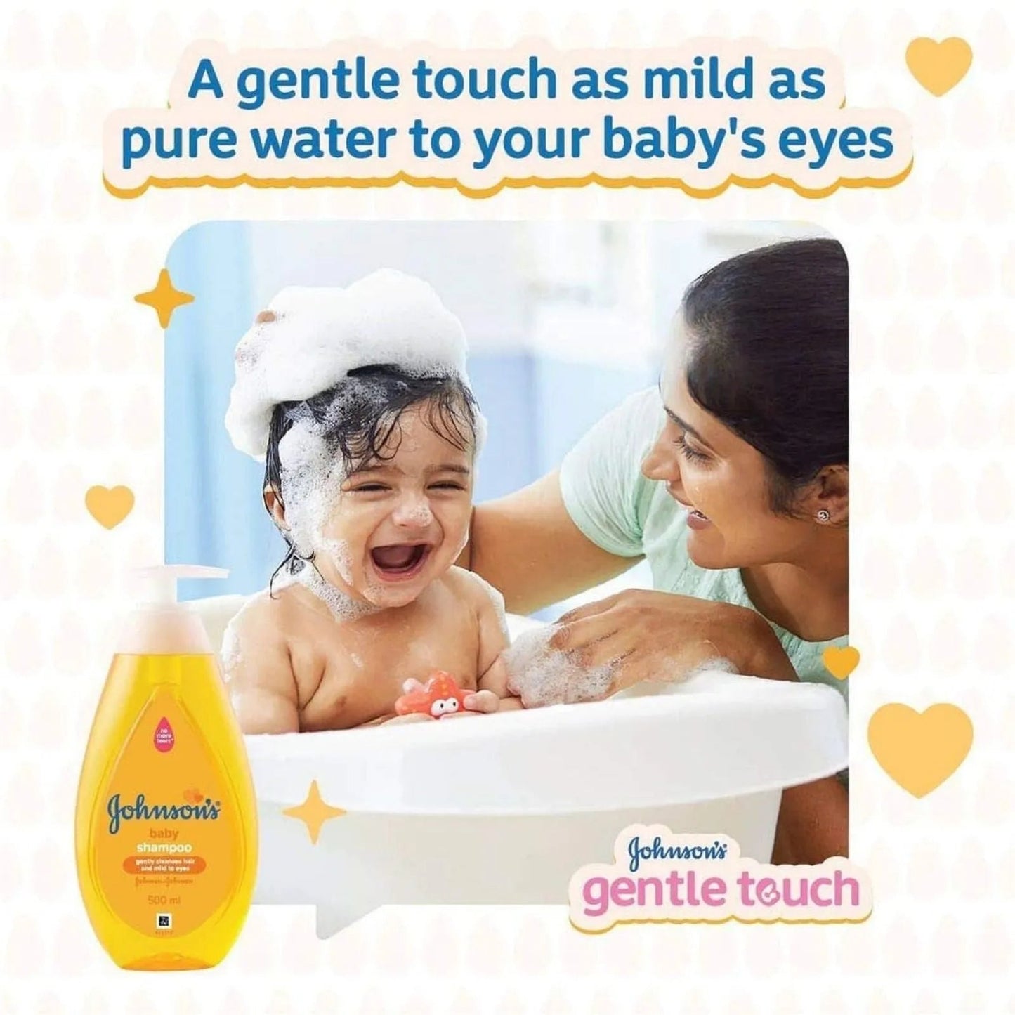 Johnson's Baby Shampoo 500ml - mezetto ebebek ebebek