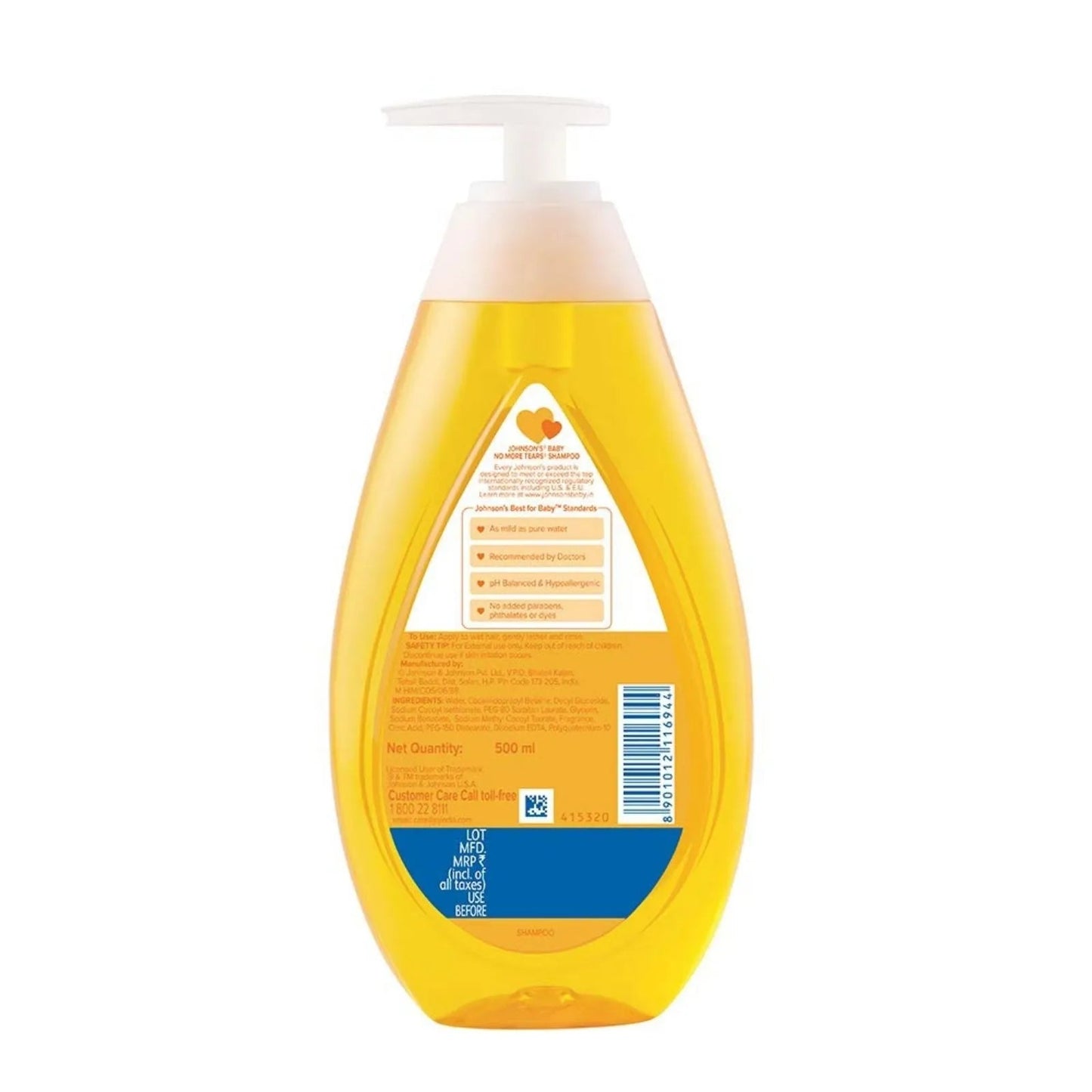 Johnson's Baby Shampoo 500ml - mezetto ebebek ebebek