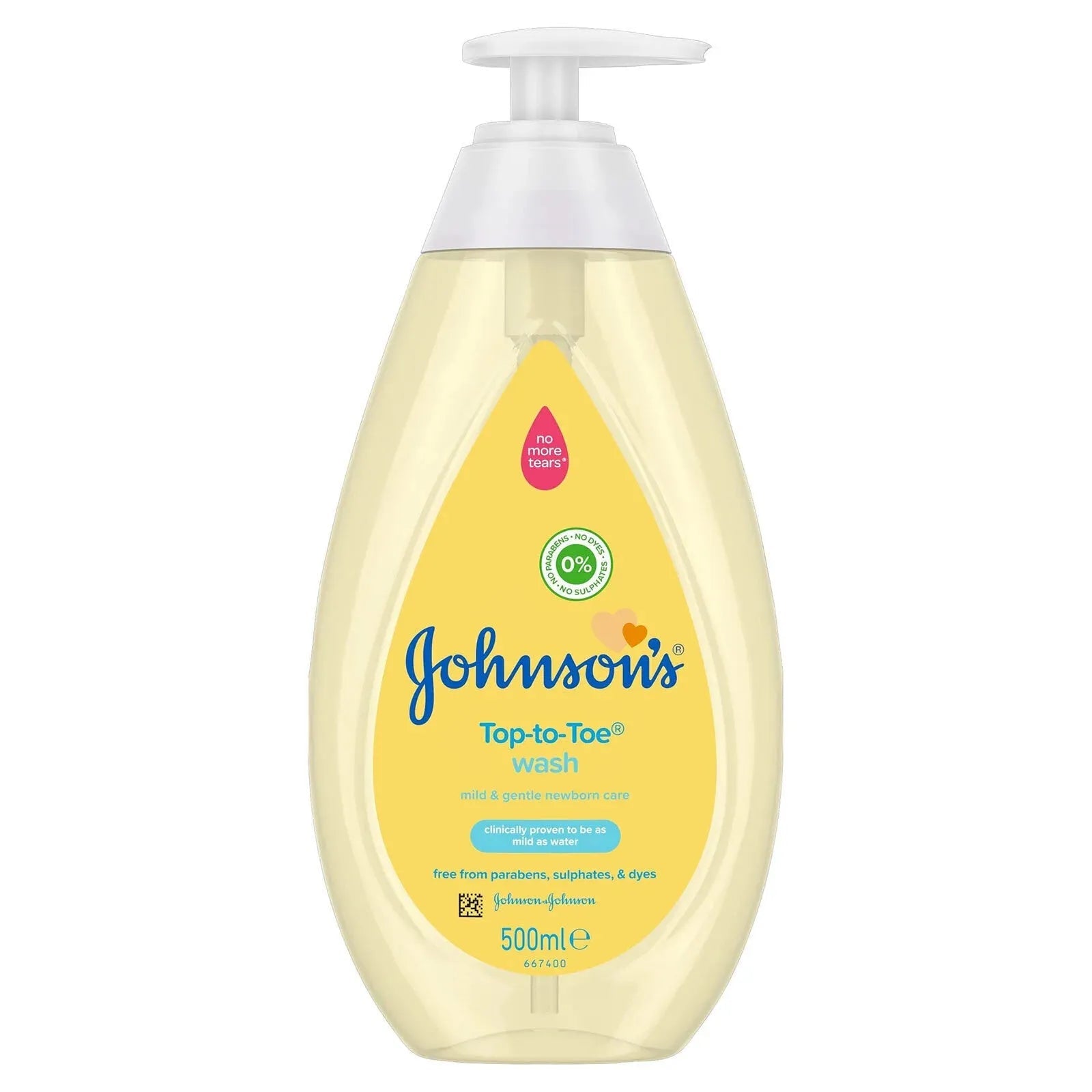 Johnson's Baby Top to Toe Wash 500ml - mezetto ebebek ebebek