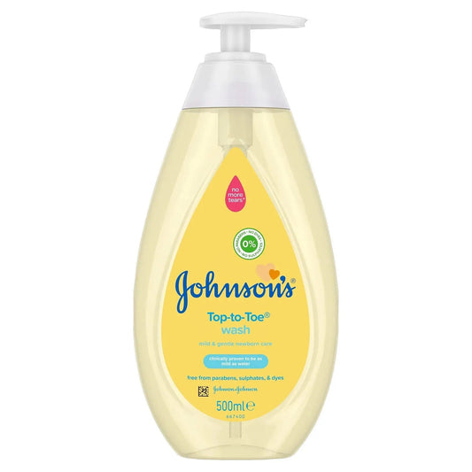 Johnson's Baby Top to Toe Wash 500ml - mezetto ebebek ebebek