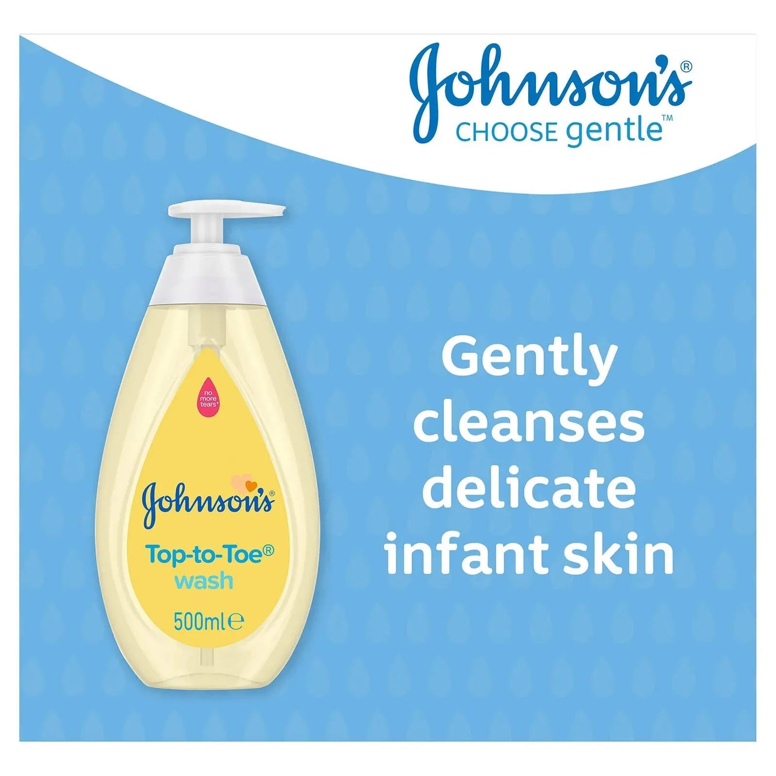 Johnson's Baby Top to Toe Wash 500ml - mezetto ebebek ebebek