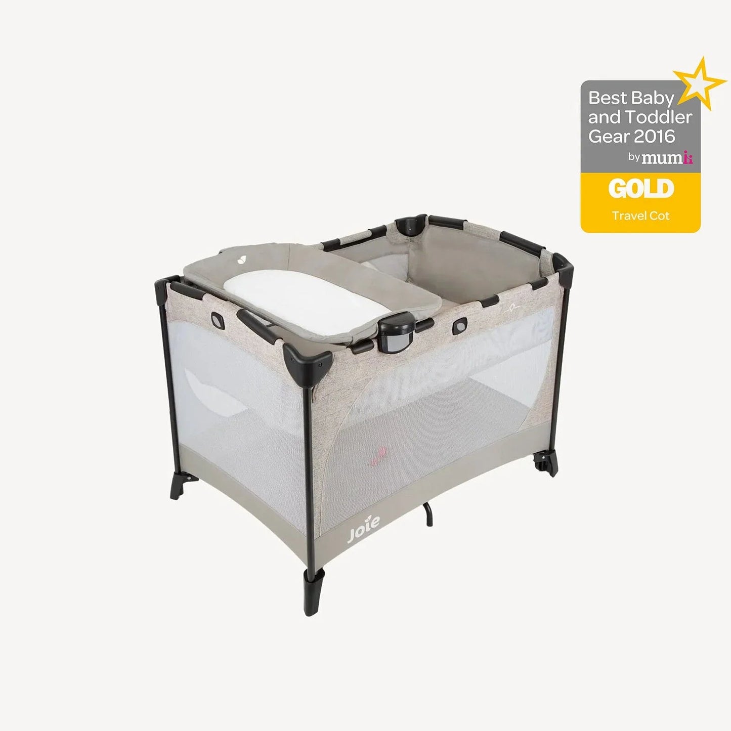Joie Commuter Change Travel Cot - Speckled - mezetto ebebek ebebek