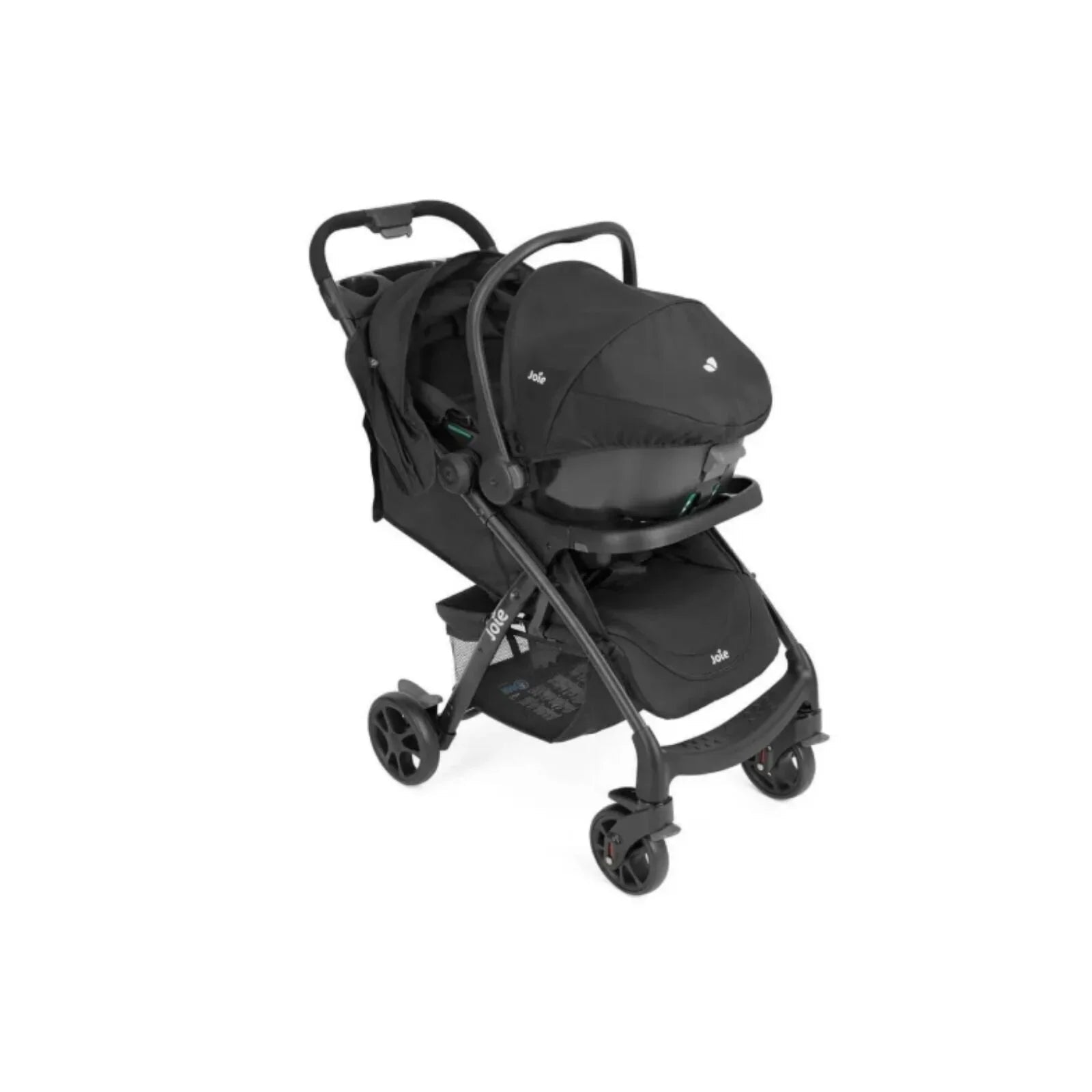 Joie i - Muze LX 3 - in - 1 4 Wheel Travel System - Shale - mezetto ebebek ebebek