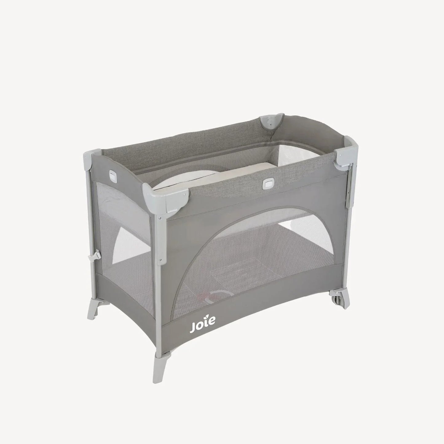Joie Kubbie Sleep Bedside Travel Cot - Foggy Grey - mezetto ebebek ebebek