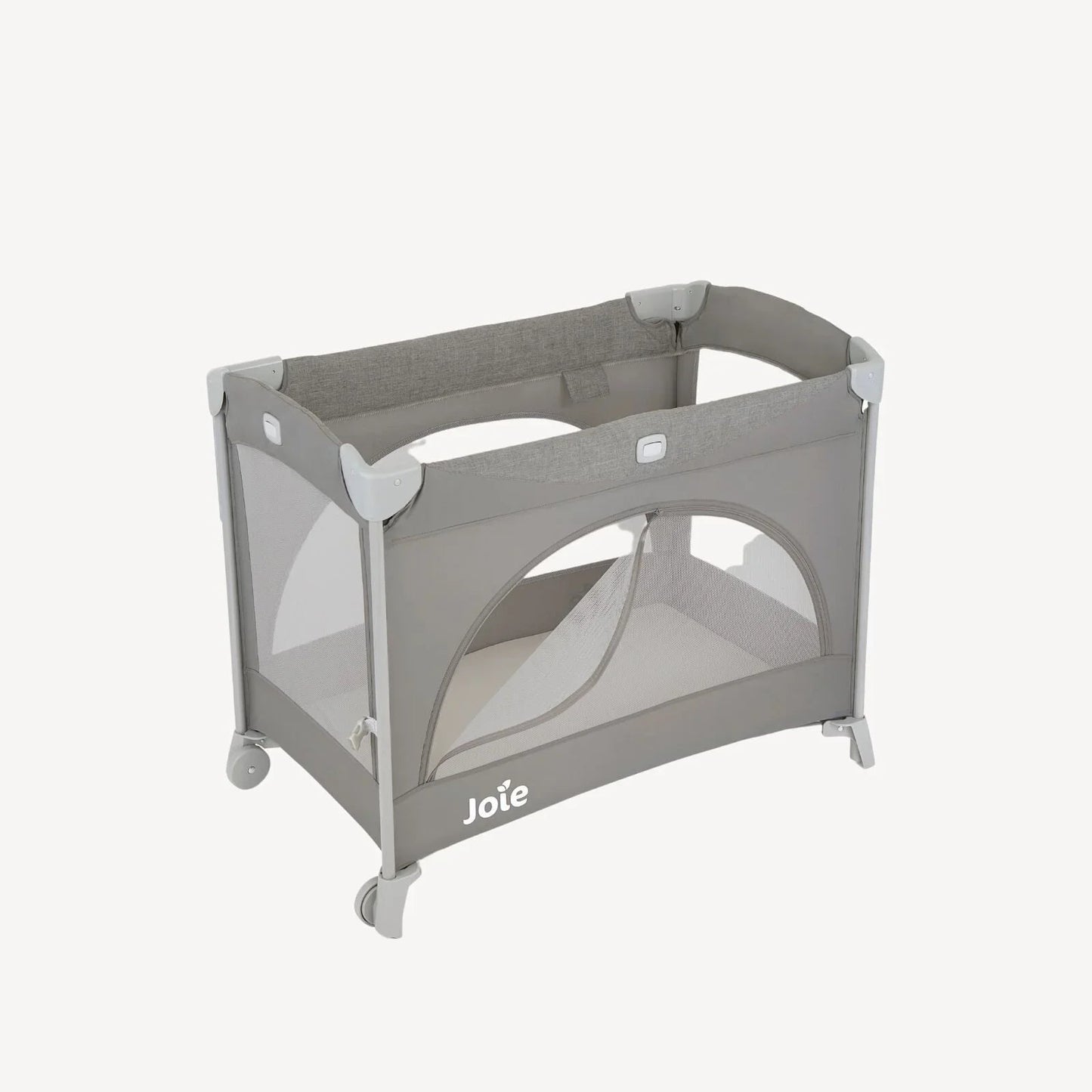 Joie Kubbie Sleep Bedside Travel Cot - Foggy Grey - mezetto ebebek ebebek
