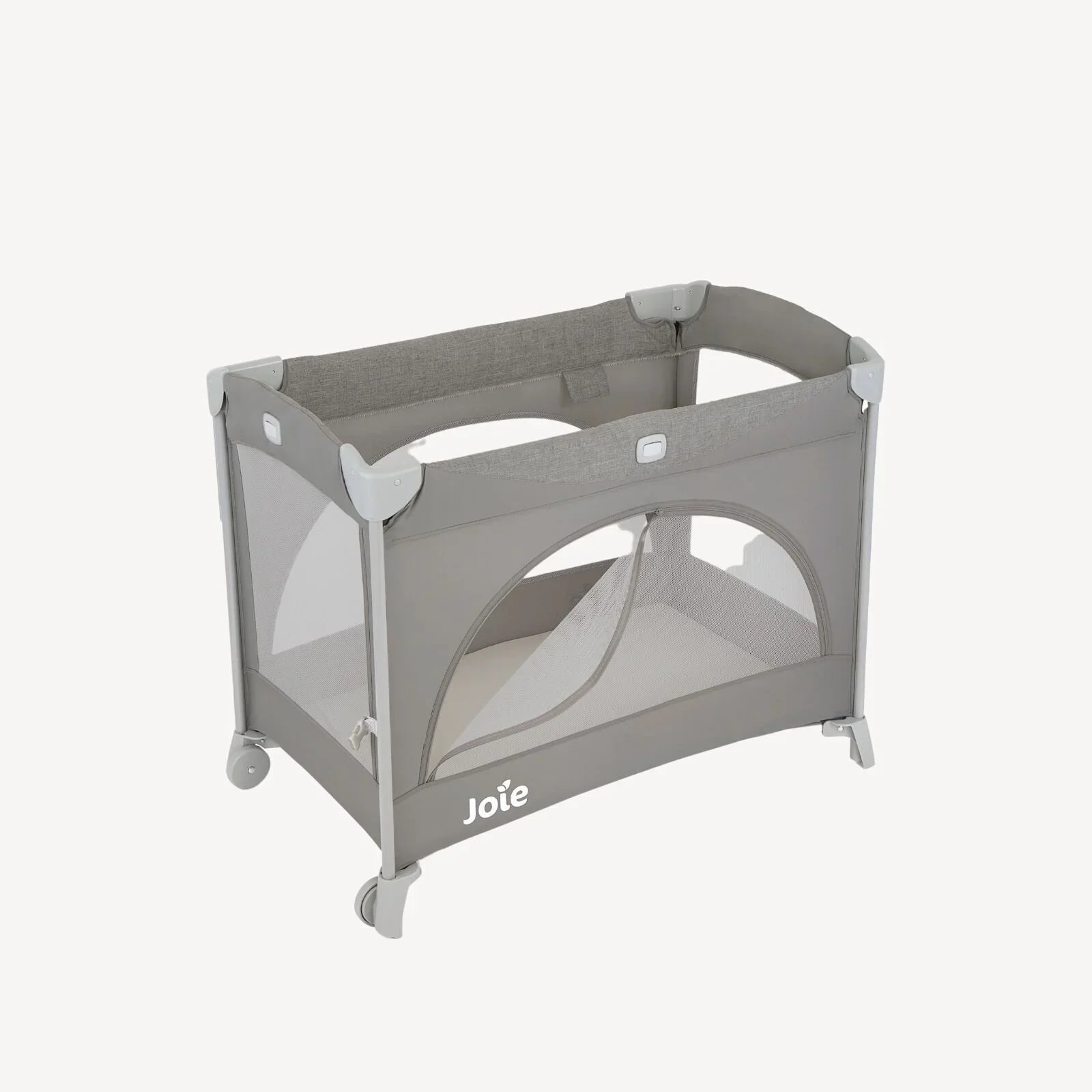 Joie Kubbie Sleep Bedside Travel Cot - Foggy Grey - mezetto ebebek ebebek